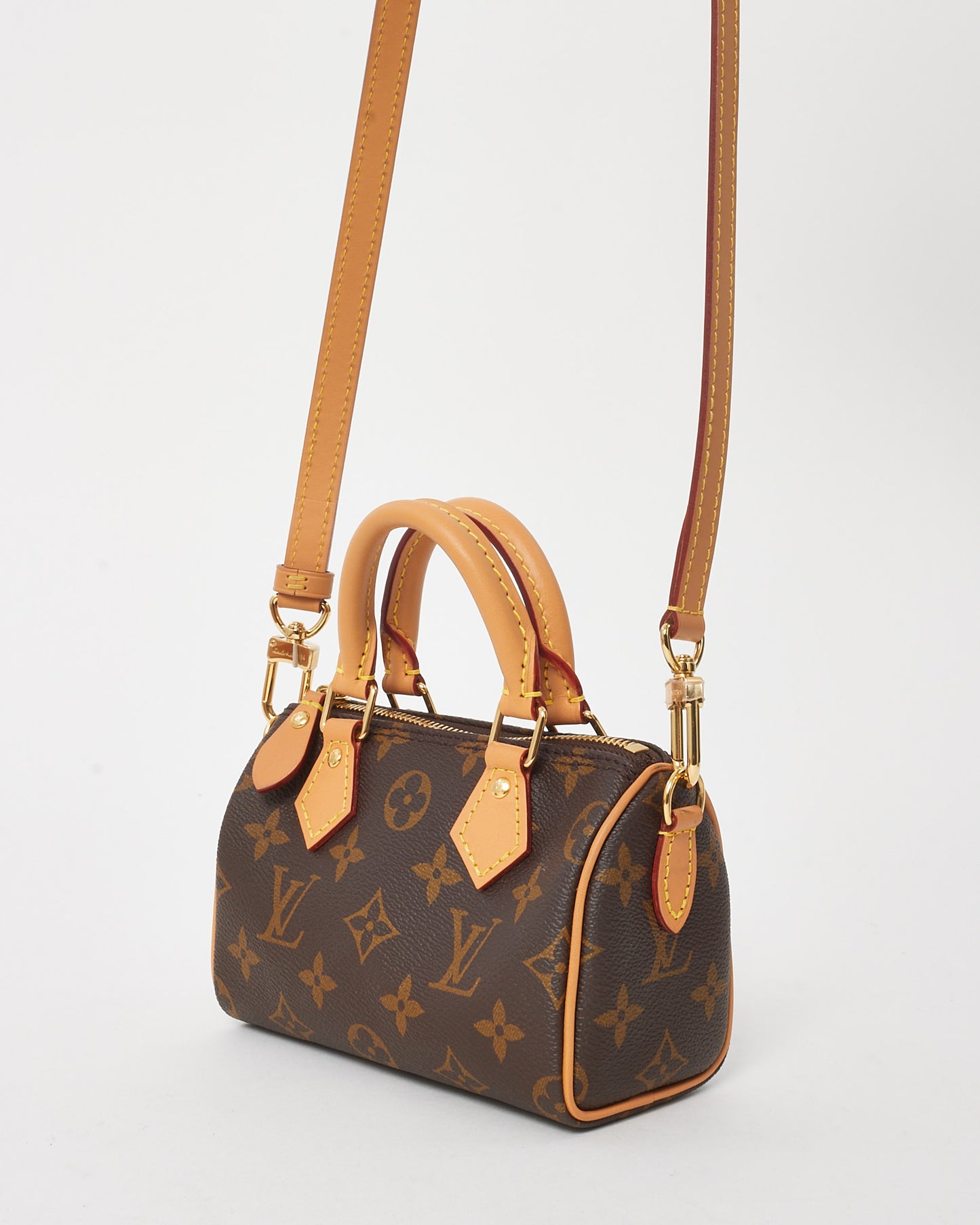 Louis Vuitton Monogram Canvas Speedy Nano Speedy Bandoulière