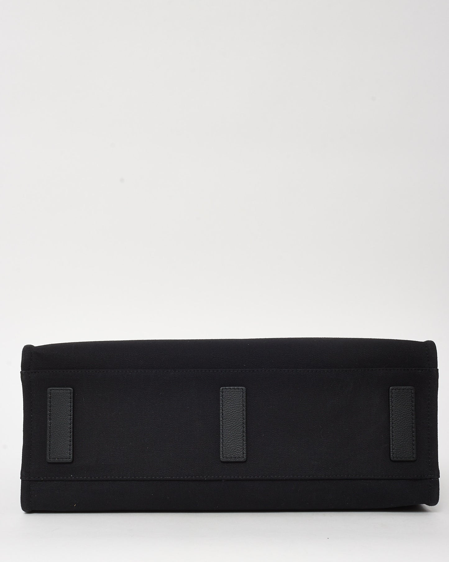 Versace Black Canvas La Medusa Canvas Large Tote Bag