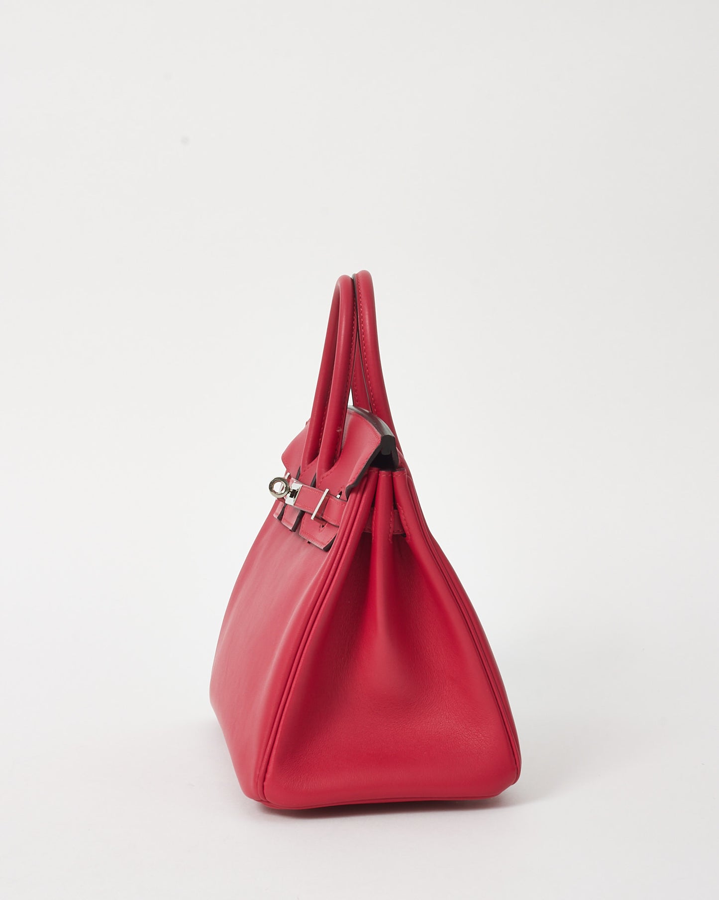 Hermès Pink Framboise Swift Leather Birkin 25 PHW