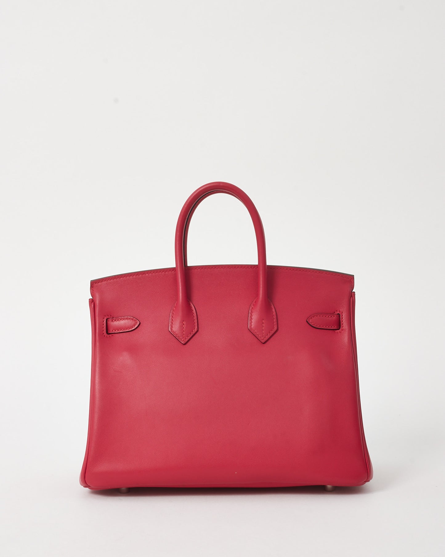 Hermès Pink Framboise Swift Leather Birkin 25 PHW