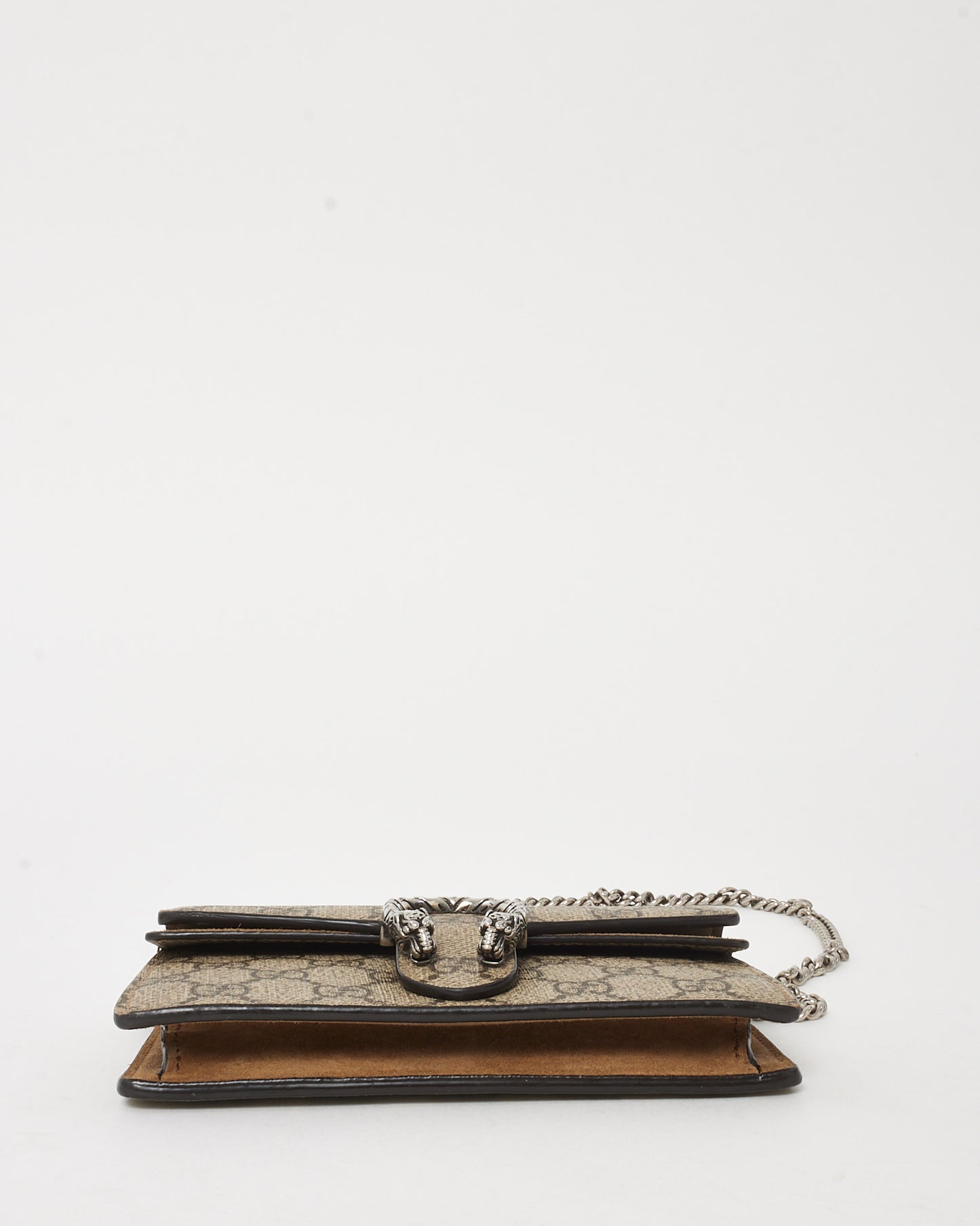 Gucci Beige GG Supreme Canvas Super Mini Dionysus Bag