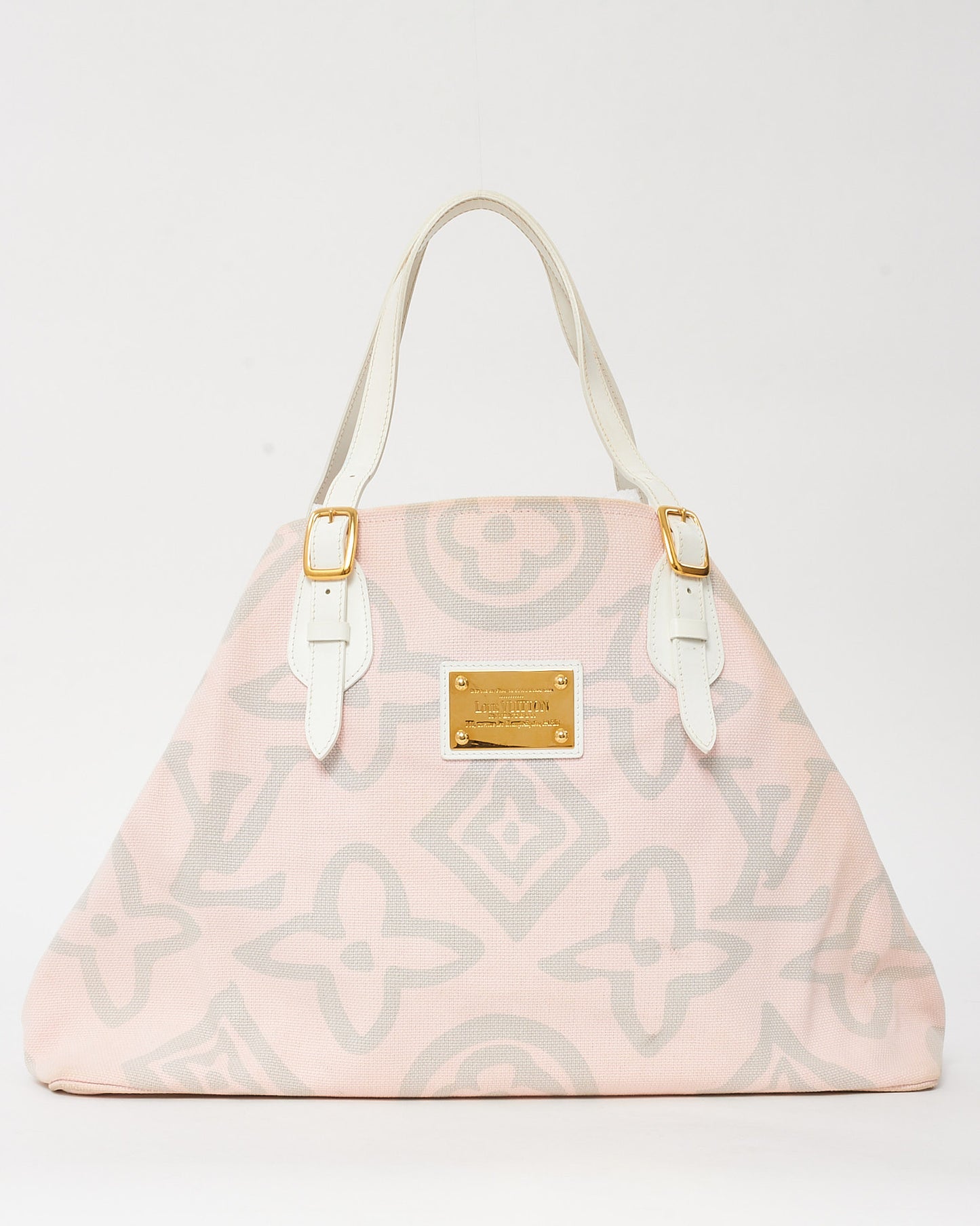 Louis Vuitton Pink and Grey Monogram Canvas Tahitienne Cabas Tote GM