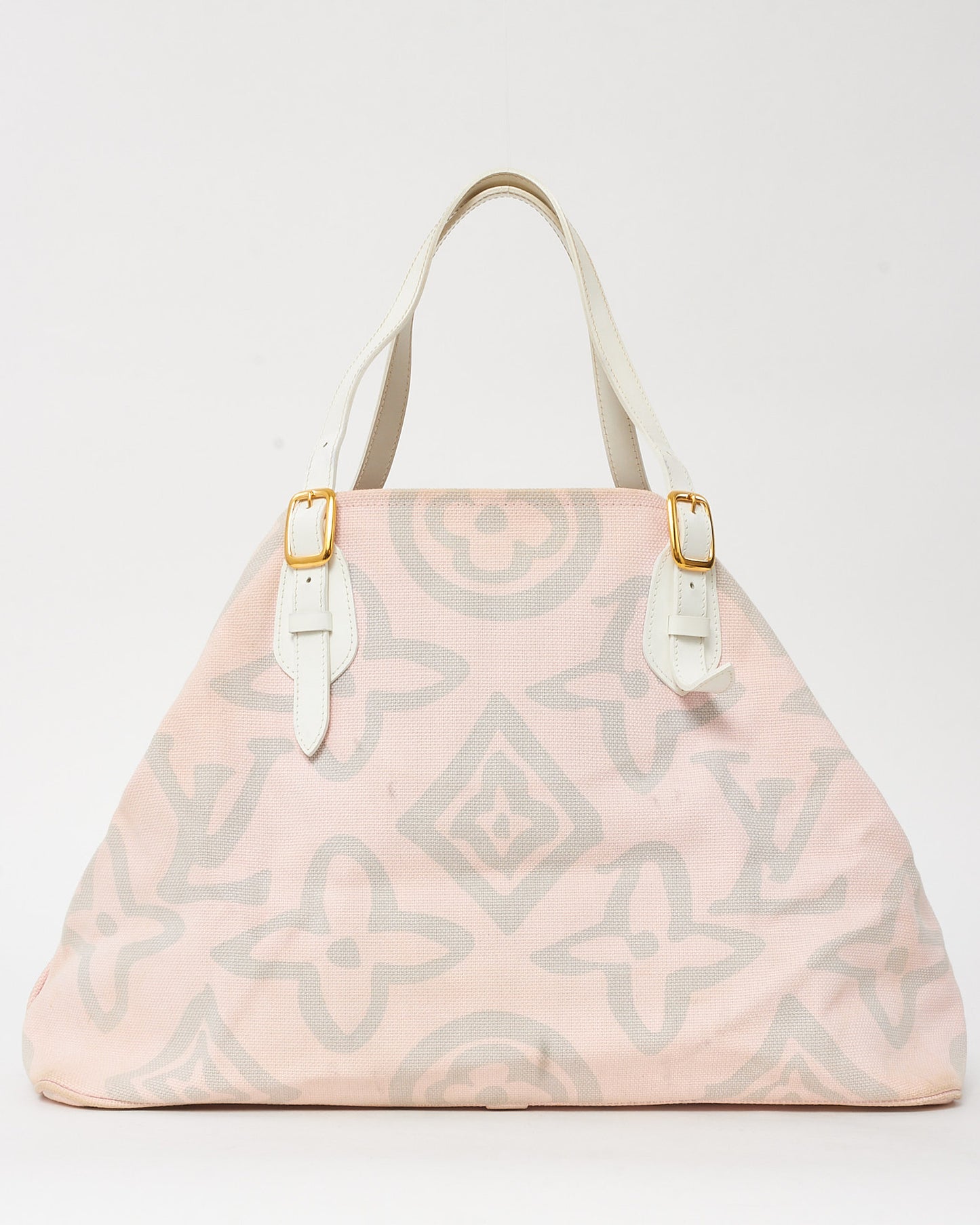 Louis Vuitton Pink and Grey Monogram Canvas Tahitienne Cabas Tote GM