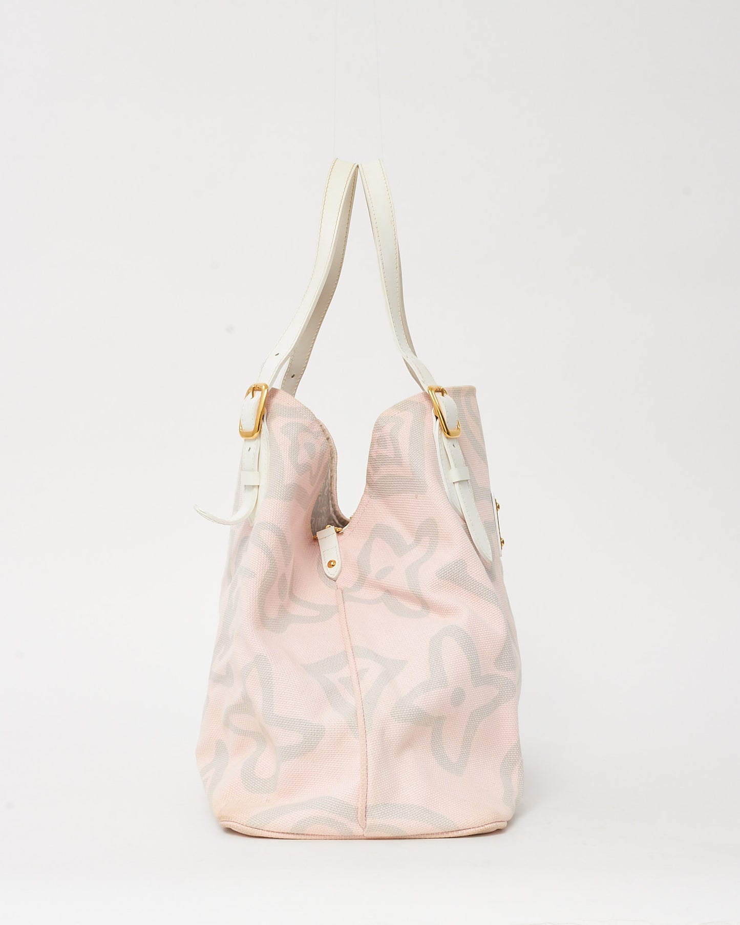 Louis Vuitton Pink and Grey Monogram Canvas Tahitienne Cabas Tote GM