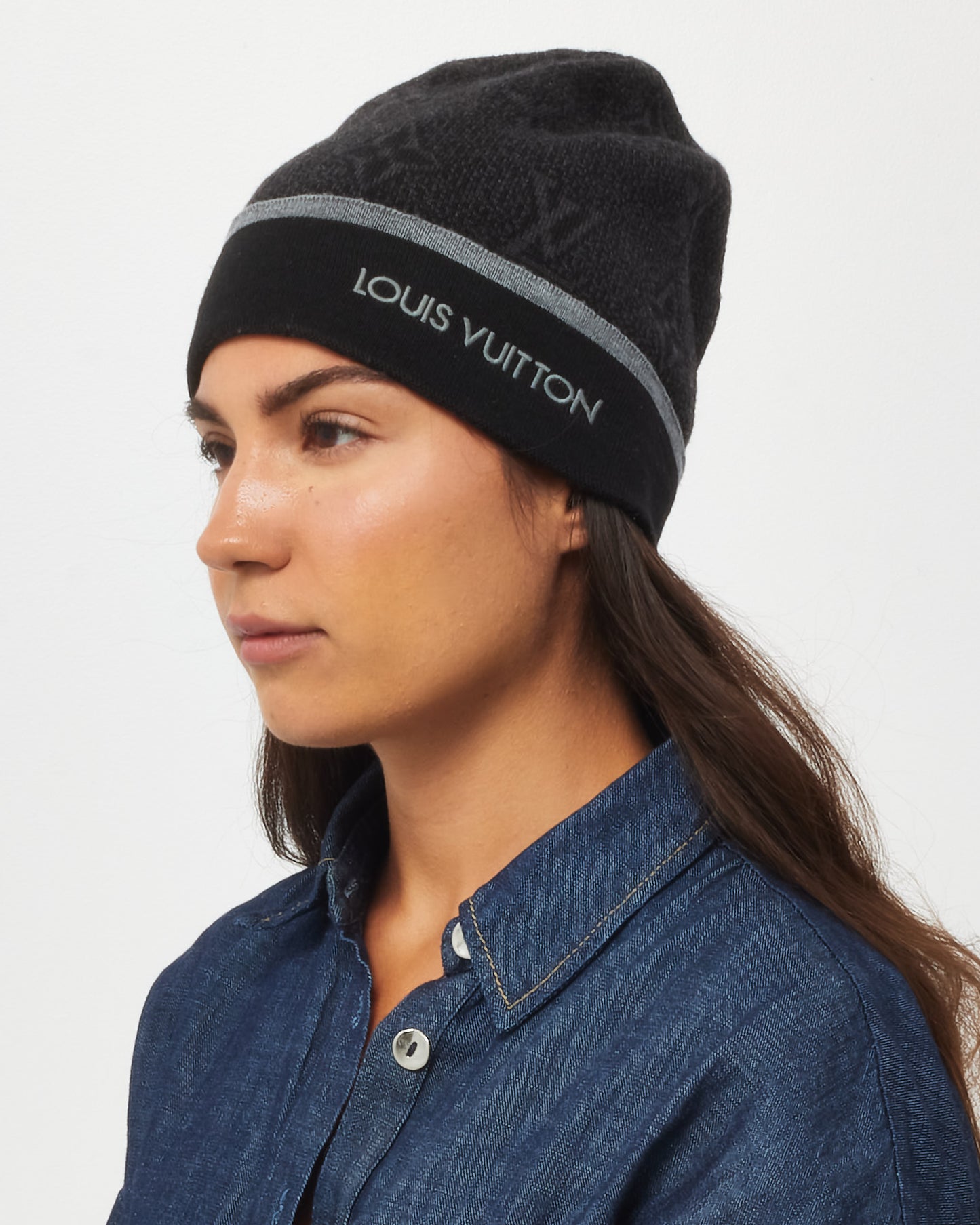 Louis Vuitton Men's Wool Grey My Monogram Eclipse Hat