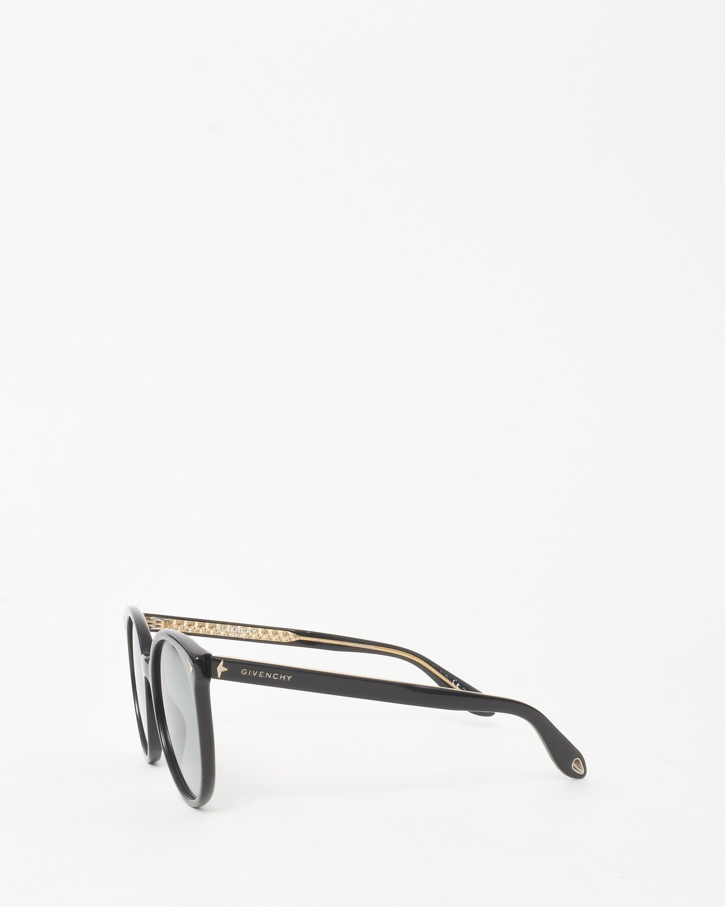 Givenchy Black Acetate GV 7077/S Cat Eye Sunglasses