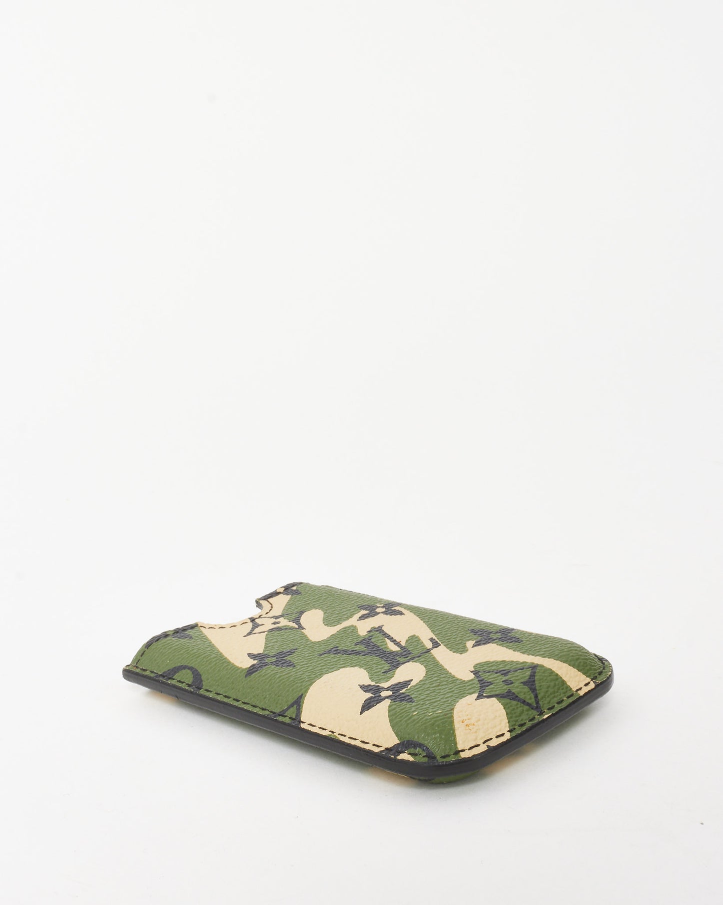 Louis Vuitton Takashi Murakami Green Monogramouflage Camouflage Phone Case Muffler