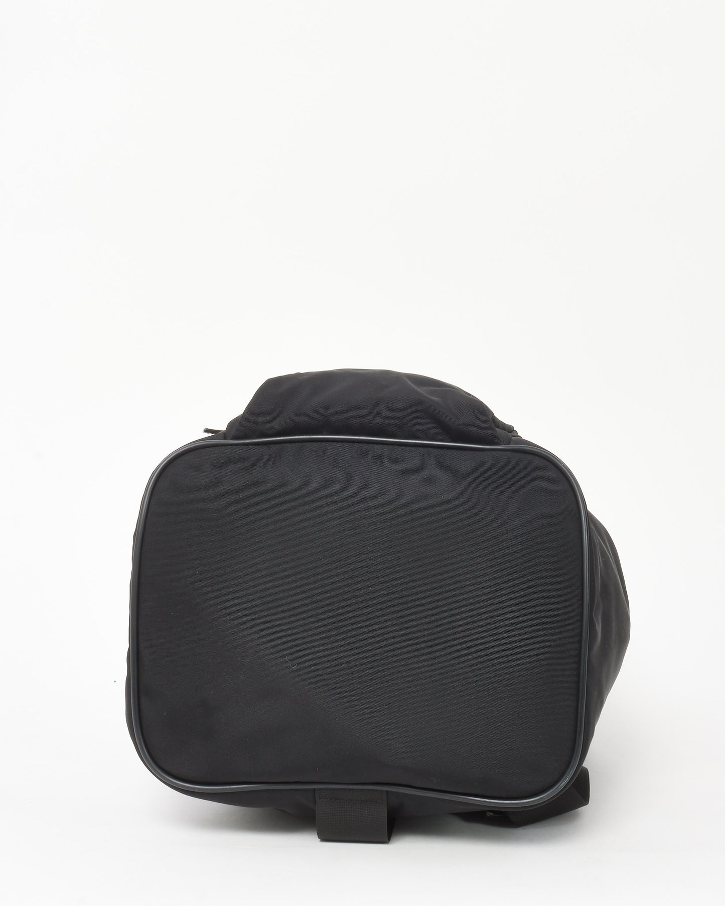 Gucci Vintage Black Canvas Sling Drawstring Backpack