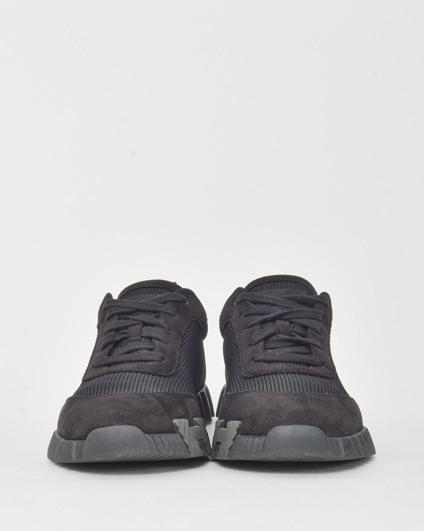 Hermès Men's Black Knit Mesh Bouncing Sneakers - 43.5 MEN