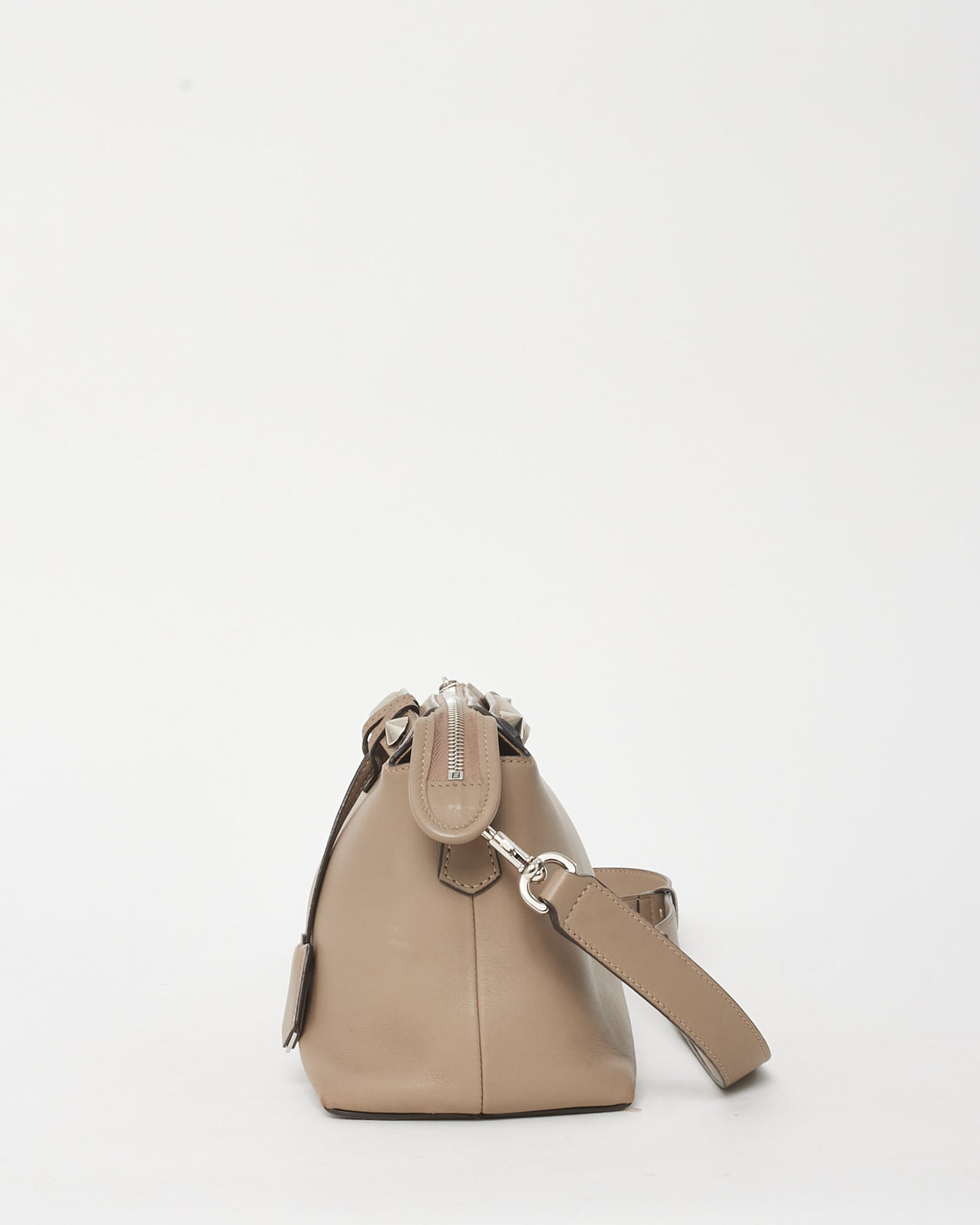 Fendi Dove Grey Leather Small By The Way 2-Bag Satchel Bag