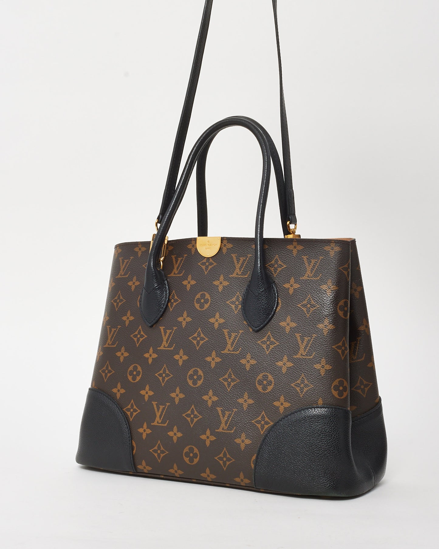 Louis Vuitton Black Monogram Canvas Flandrin Tote Bag