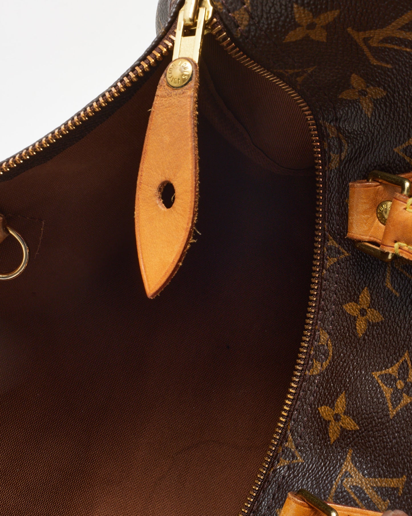 Louis Vuitton Monogram Coated Canvas Speedy 35 Bag