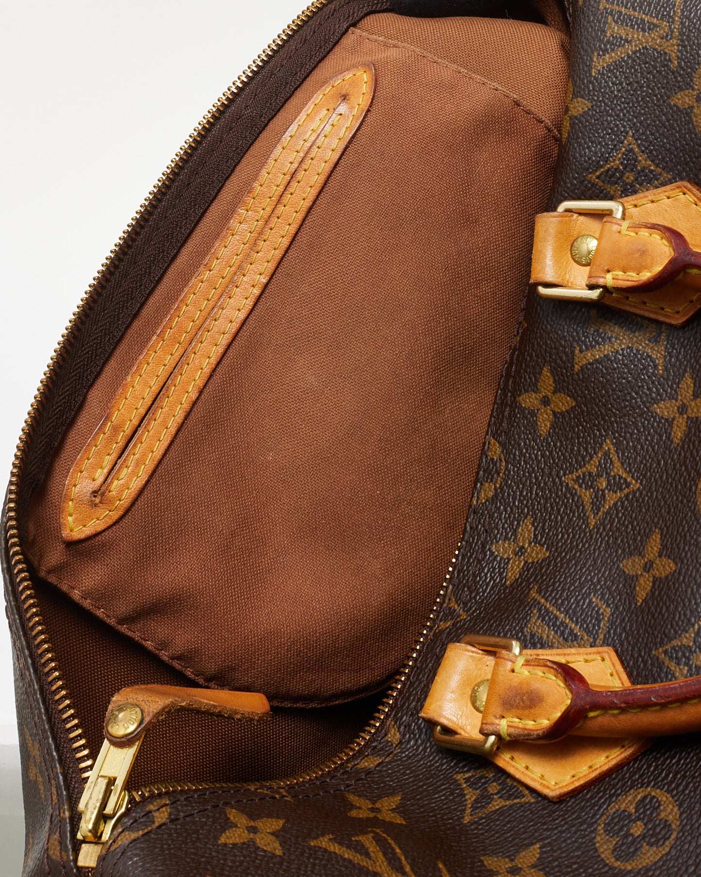 Louis Vuitton Monogram Coated Canvas Speedy 35 Bag