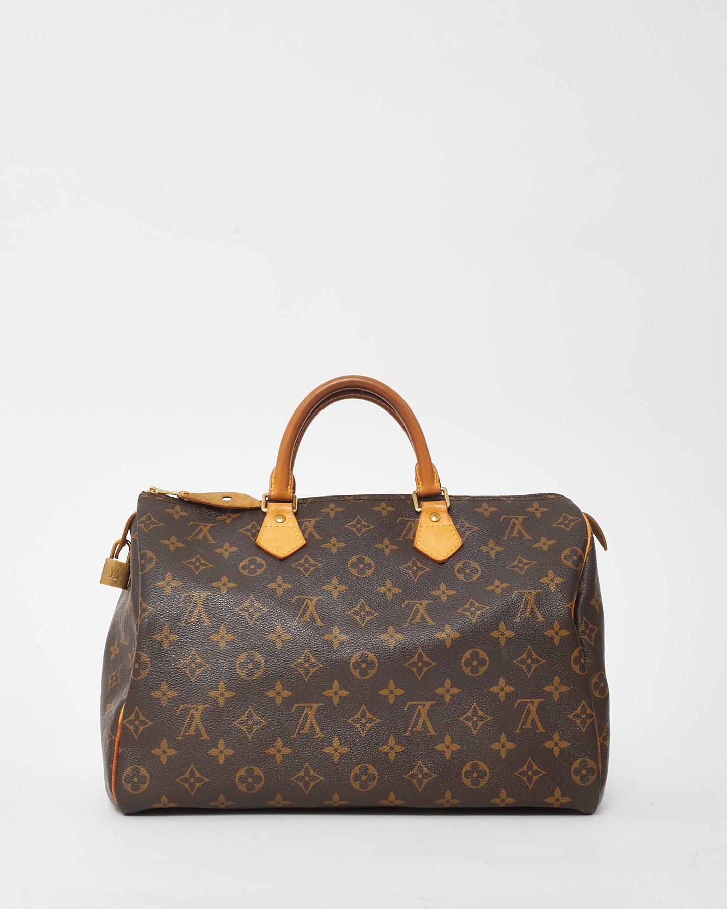 Louis Vuitton Monogram Coated Canvas Speedy 35 Bag