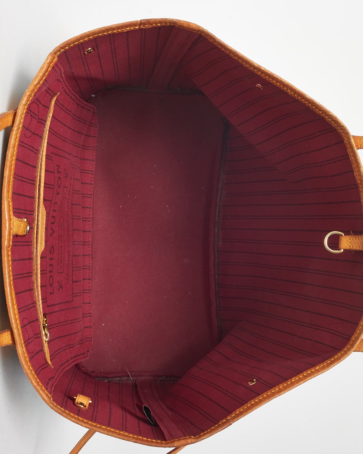 Louis Vuitton Monogram Canvas Fuchsia Interior Neverfull MM Bag