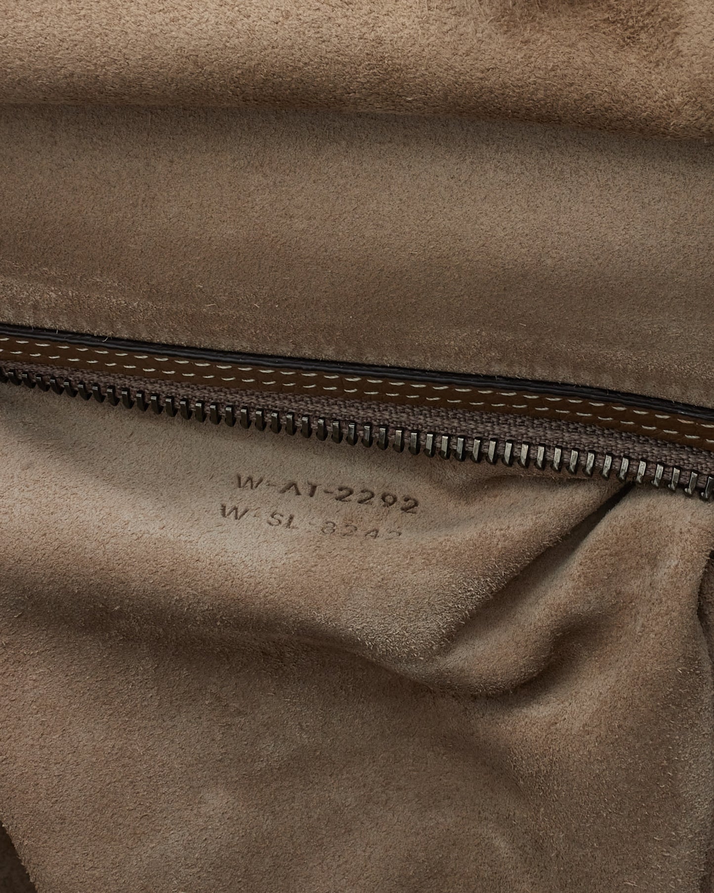 Celine Taupe Grained Leather Mini Luggage Tote Bag