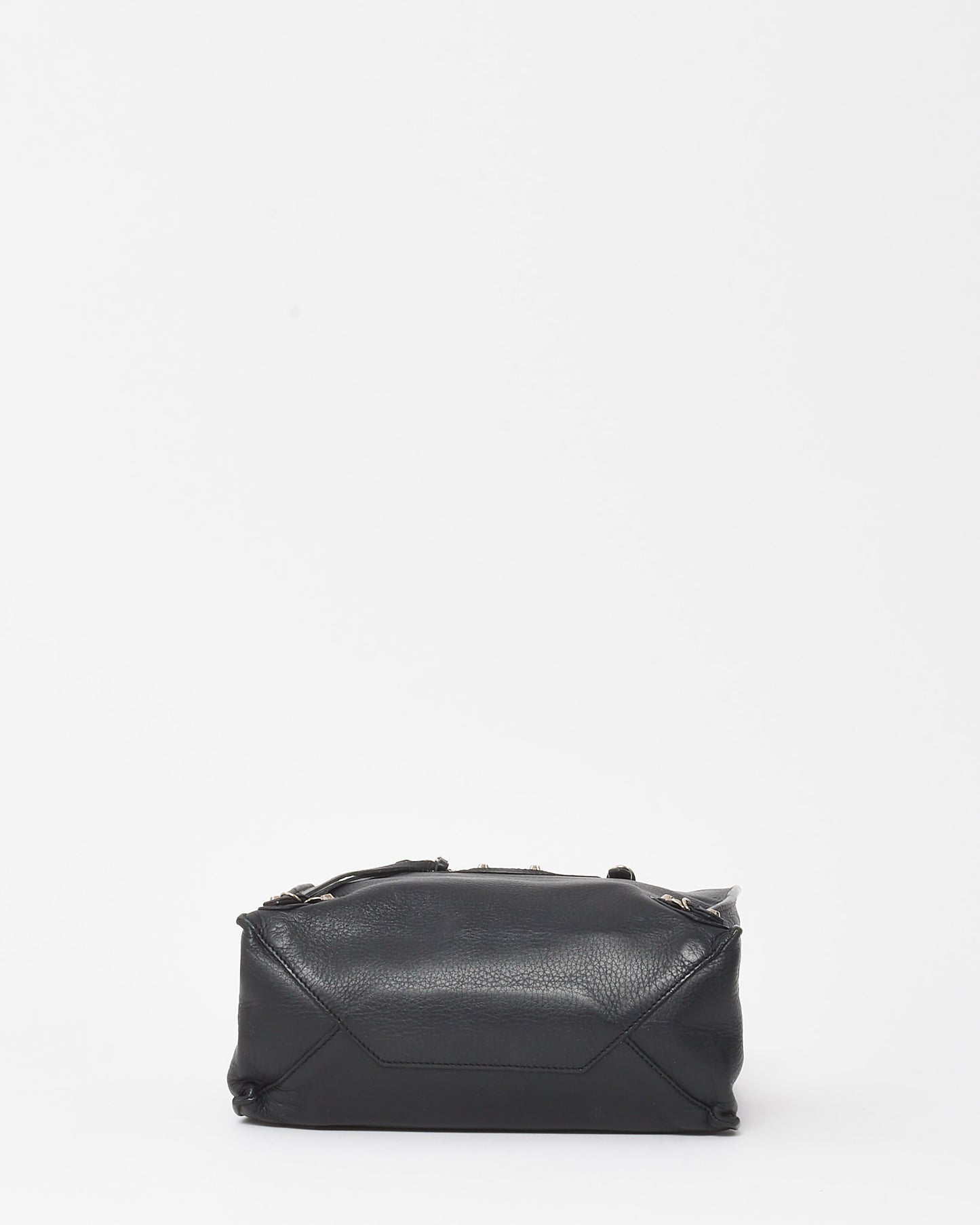 Balenciaga Black Calfskin Papier Mini A4 Zip Around Tote with Strap