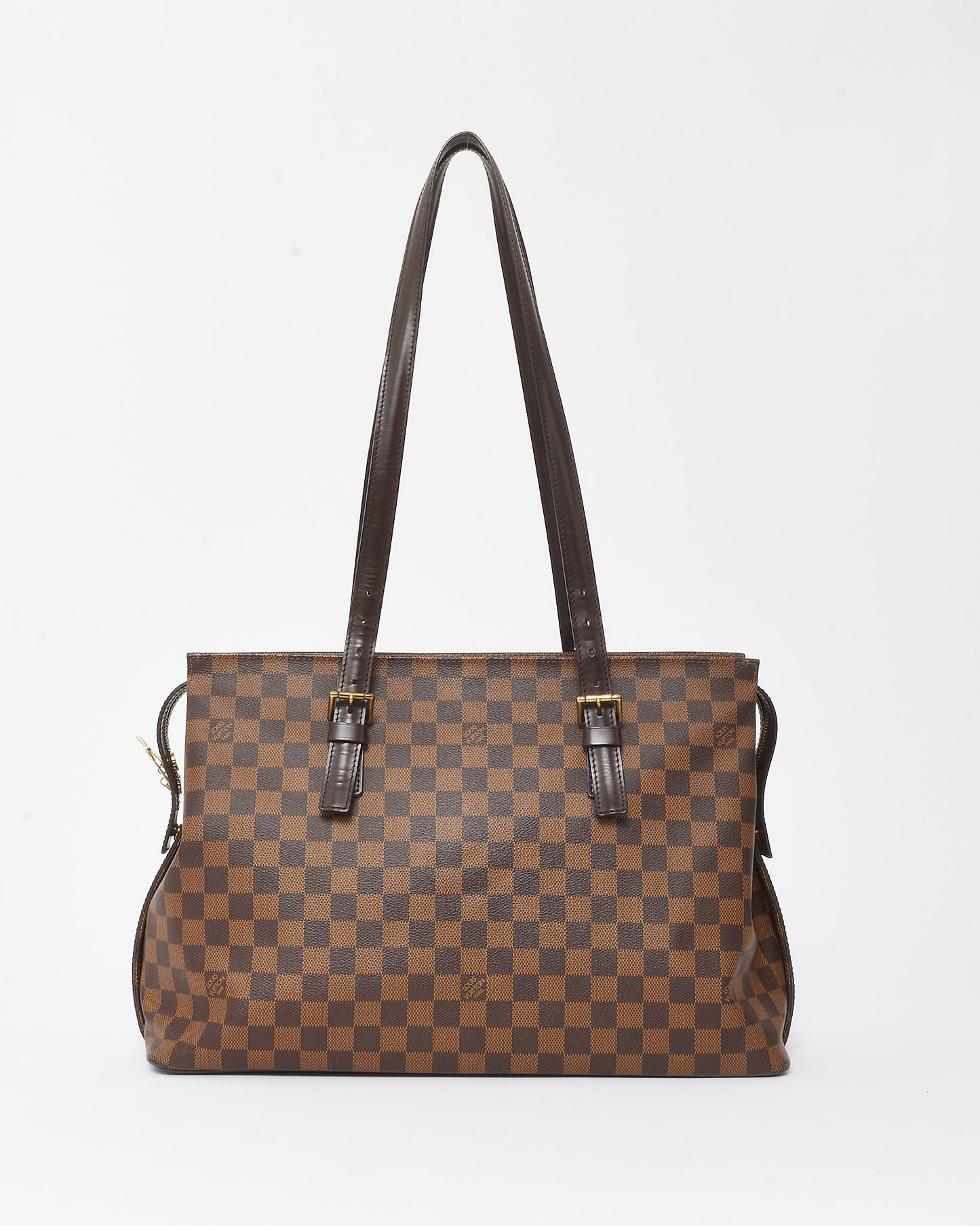 Louis Vuitton Damier Ebene Coated Canvas Chelsea Tote Bag