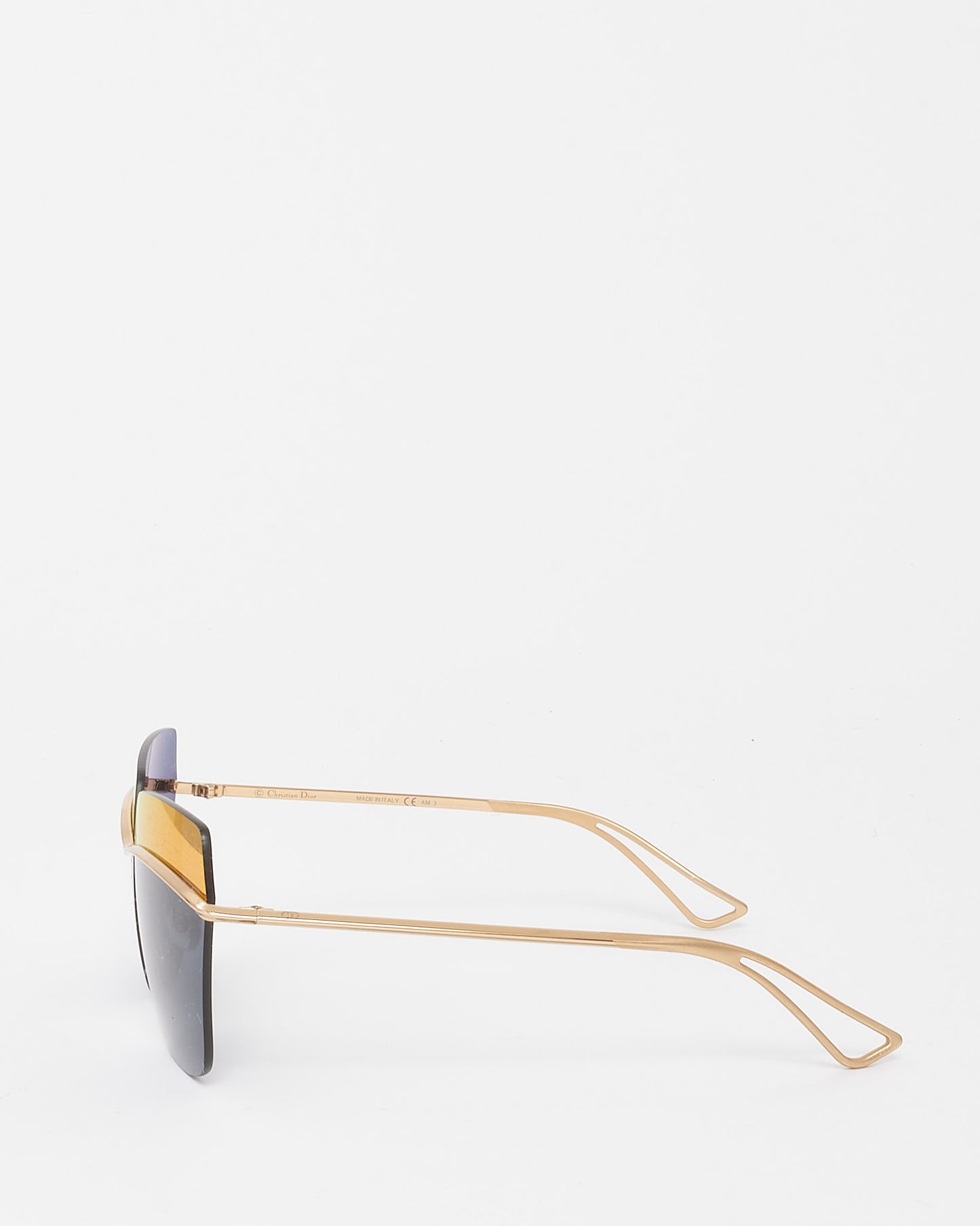 Dior Gold and Pink DiorMetallic Square Sunglasses
