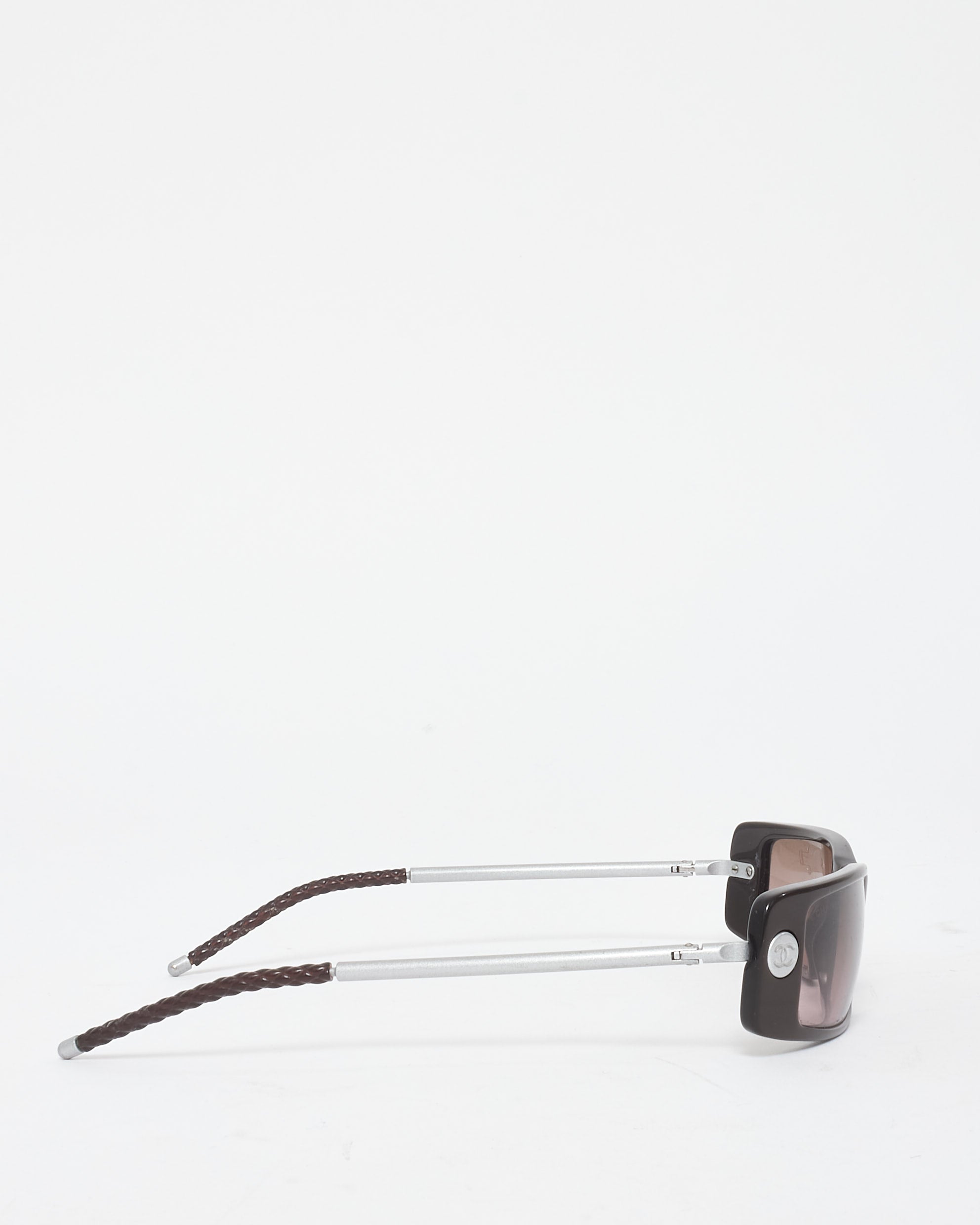 Buy Chanel Vintage Brown Acetate c.638/12 Rectangular Buy Chanel Vintage Brown Acetate c.638/12 Rectangular