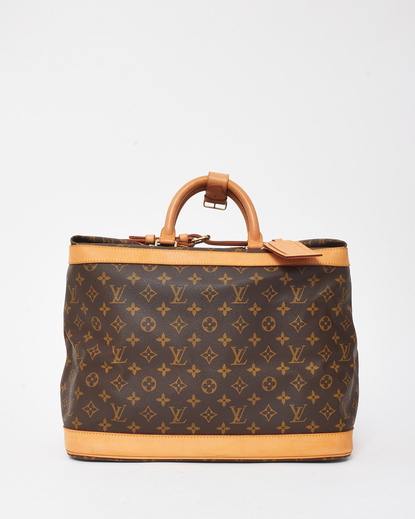 Louis Vuitton Monogram Canvas Cruiser 45 Weekend Top Handle Bag with Strap