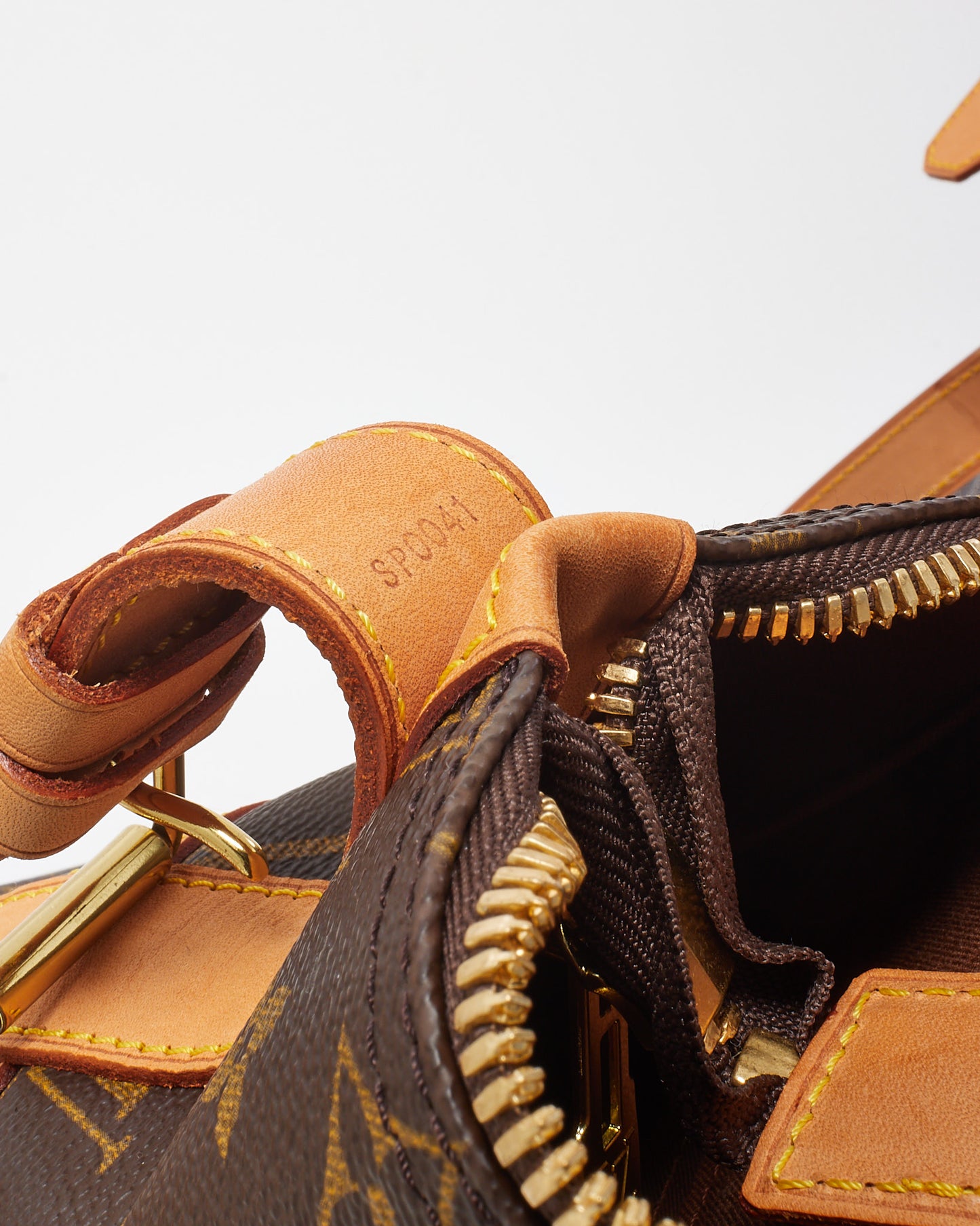 Louis Vuitton Monogram Canvas Cruiser 45 Weekend Top Handle Bag with Strap