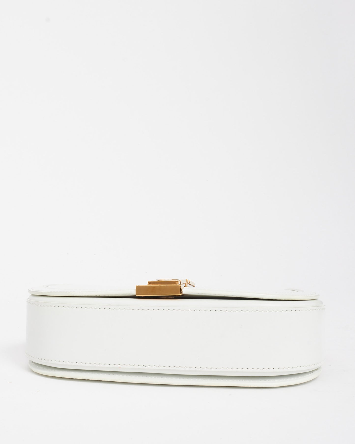 Versace White Leather Greca Goddess Crossbody Bag