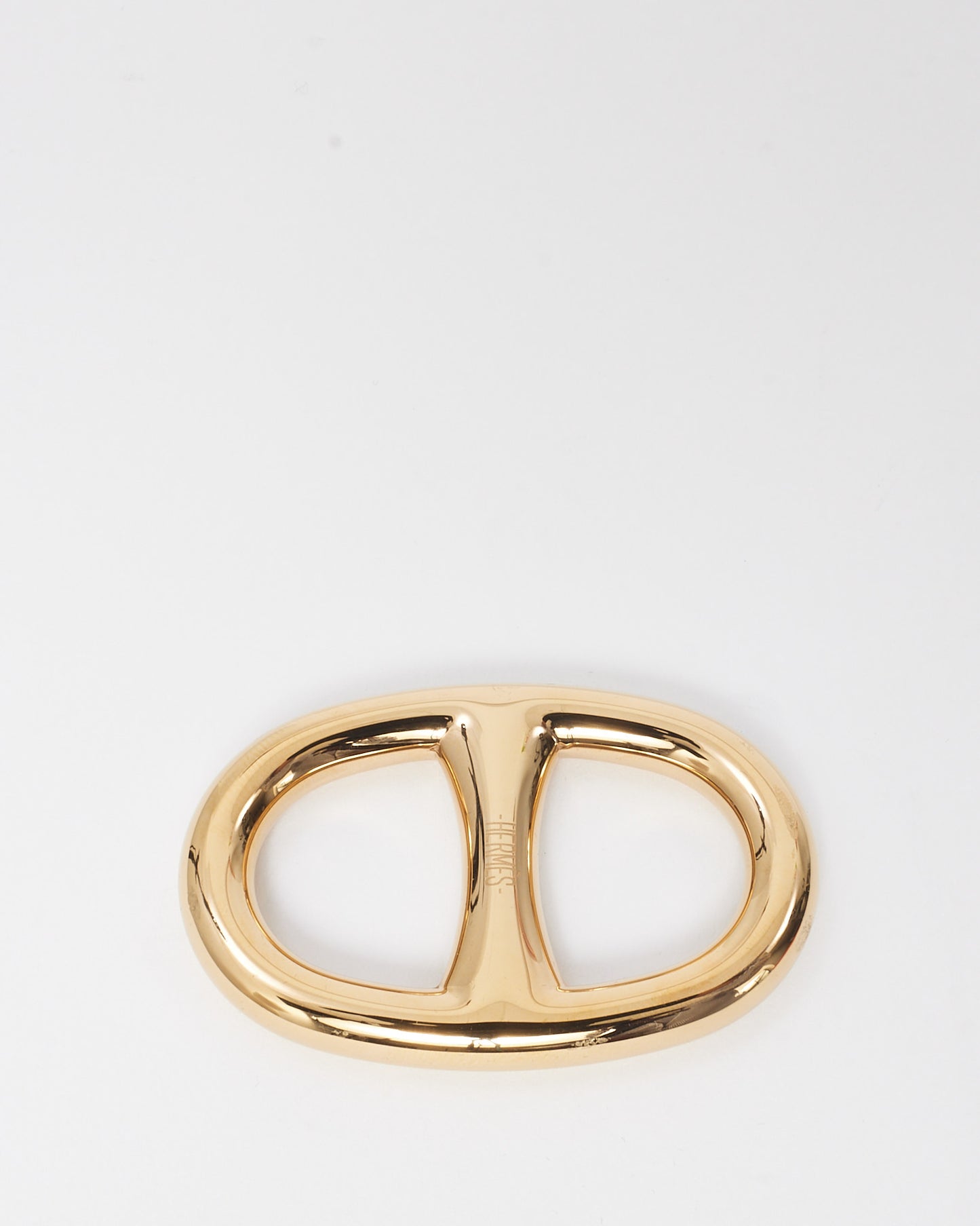 Hermès Gold Chaine d'Ancre Scarf 90 Ring