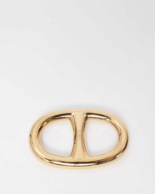 Hermès Gold Chaine d'Ancre Scarf 90 Ring