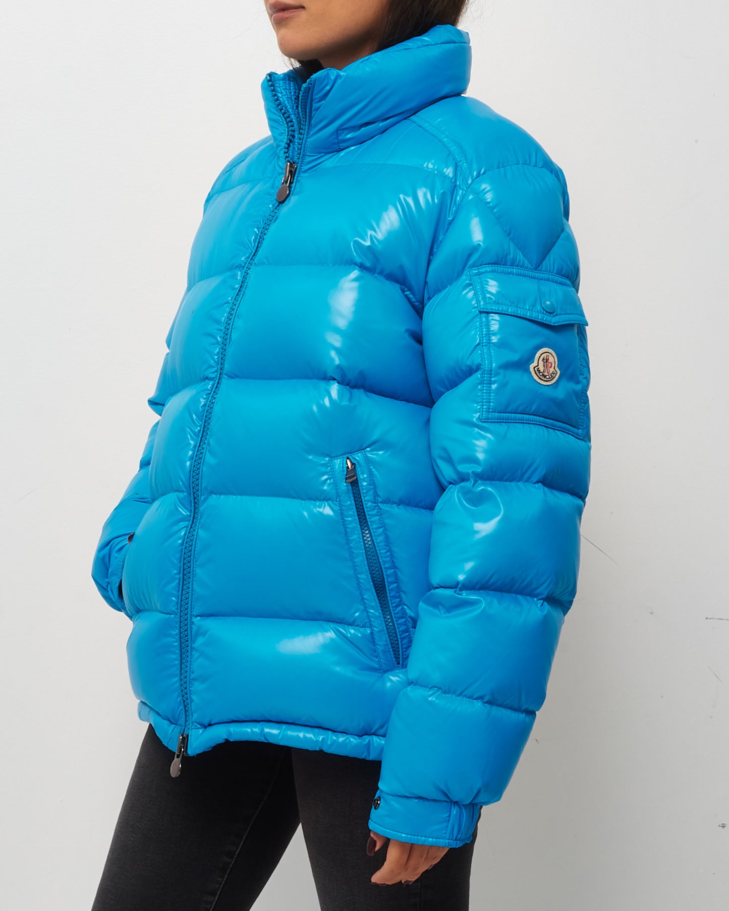 Moncler Men's Blue Grenoble Puffer Jacket - 3 MEN