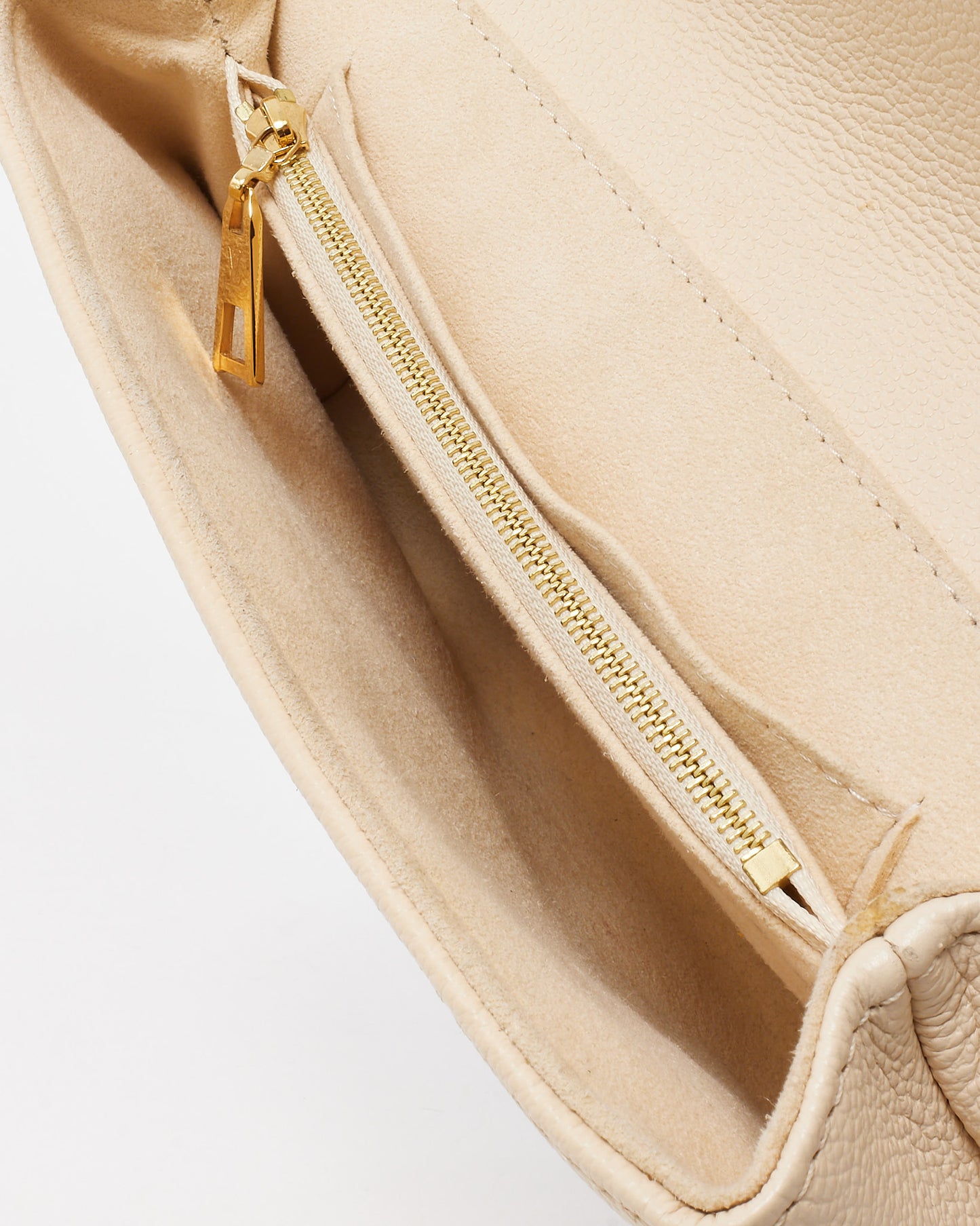 Louis Vuitton Cream Monogram Empreinte Leather Madeleine BB Bag