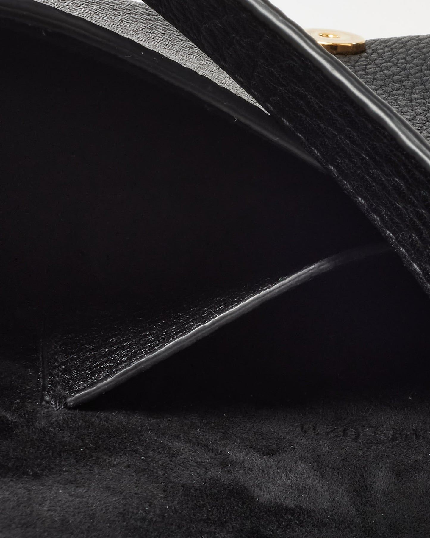 Dior Black Grained Leather Medium Bobby Bag