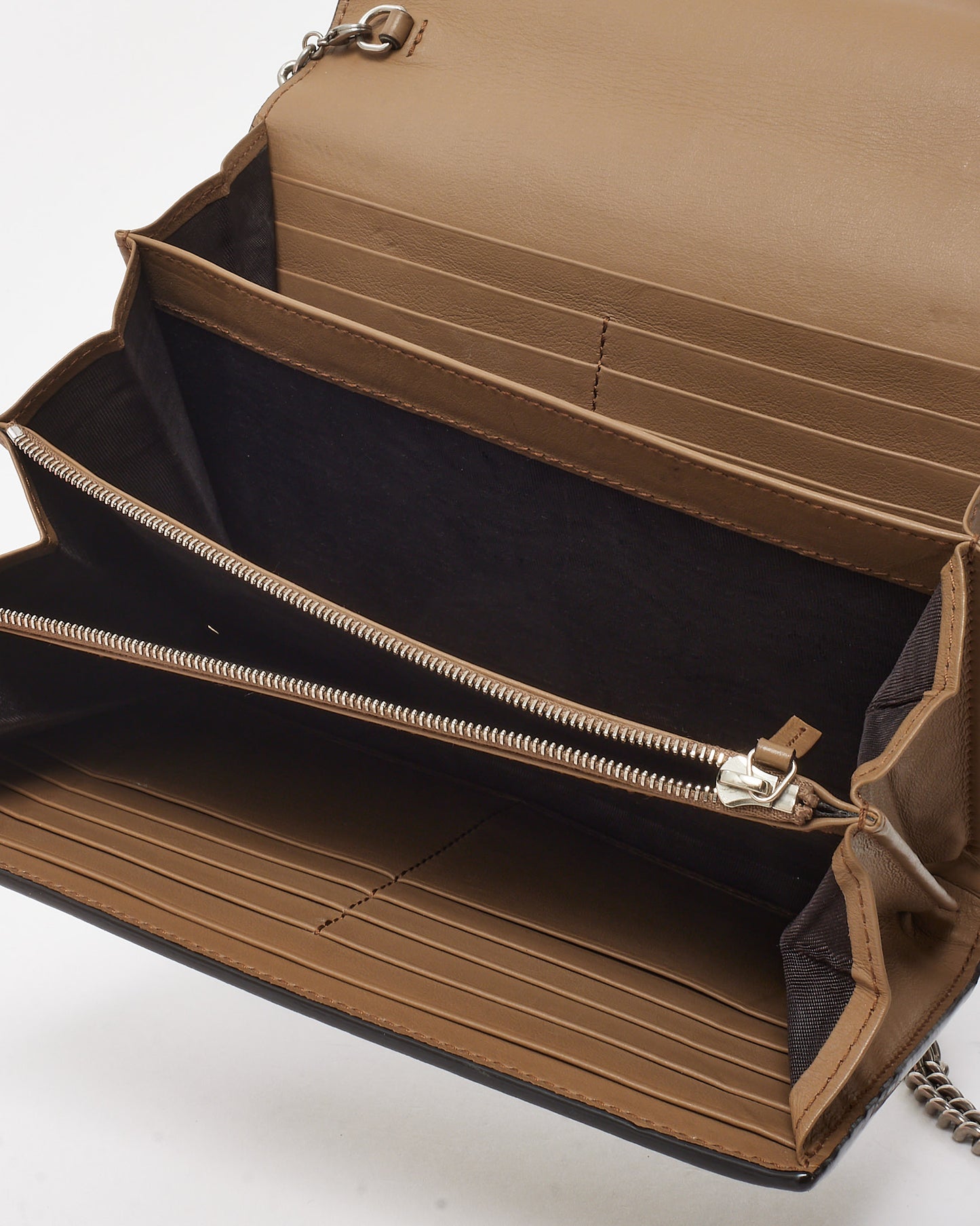 Gucci Brown Suede Dionysus WOC Wallet on Chain Crossbody Bag