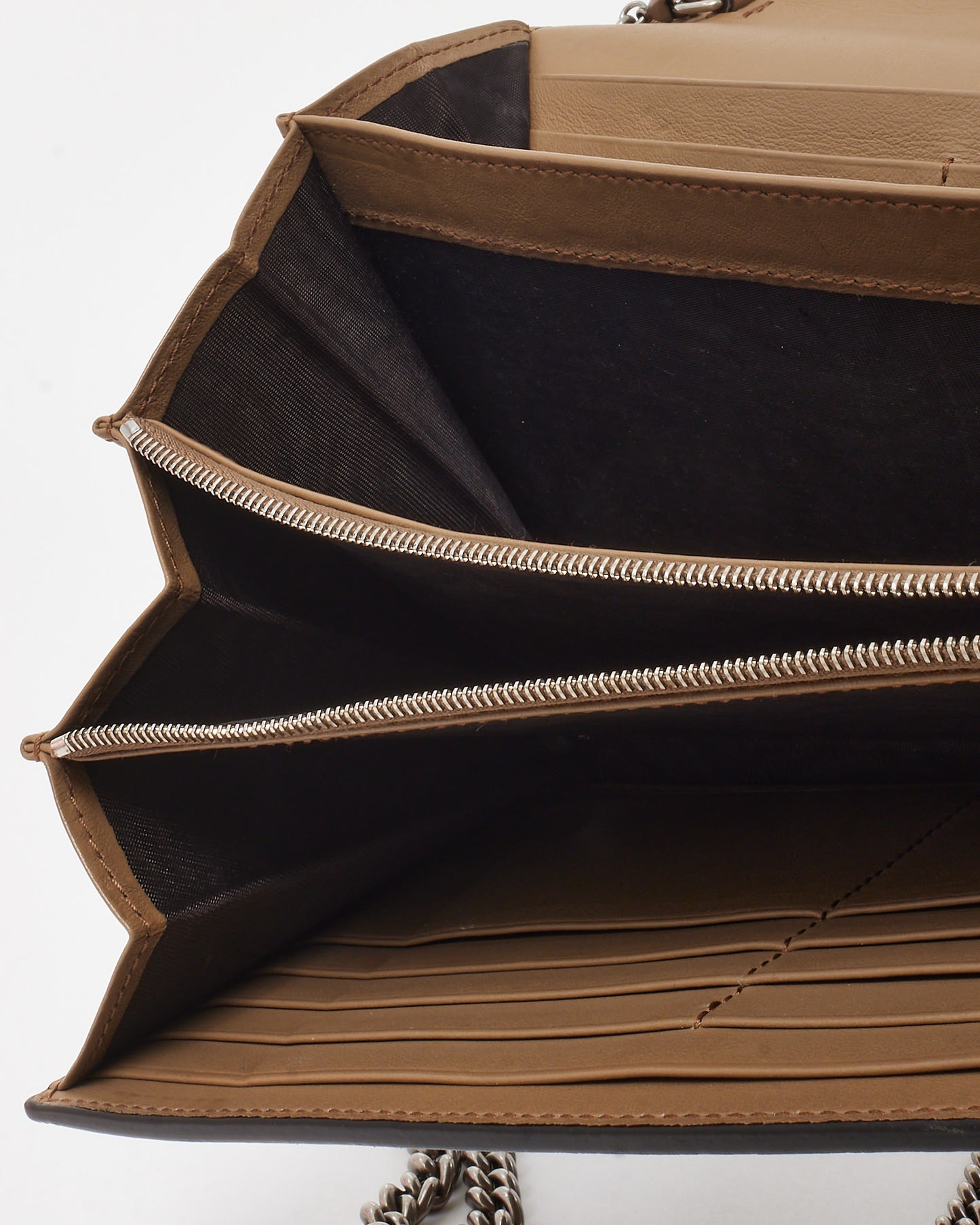 Gucci Brown Suede Dionysus WOC Wallet on Chain Crossbody Bag