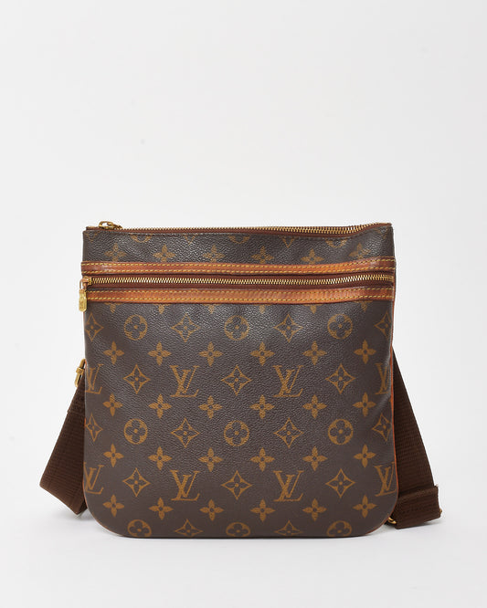 Louis Vuitton Monogram Coated Canvas Bosphore Pochette Crossbody Bag