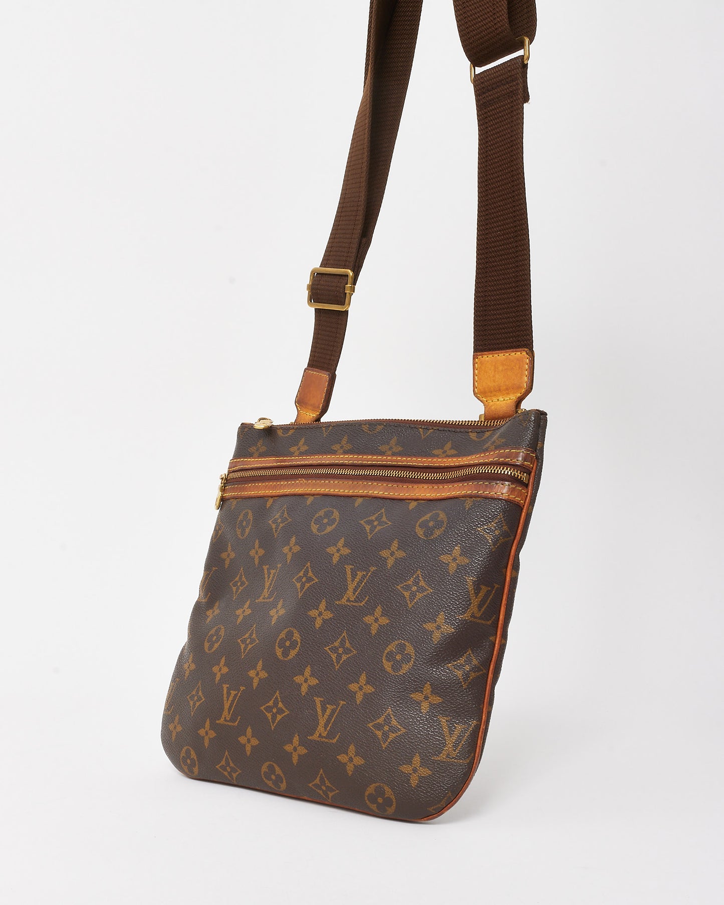Louis Vuitton Monogram Coated Canvas Bosphore Pochette Crossbody Bag