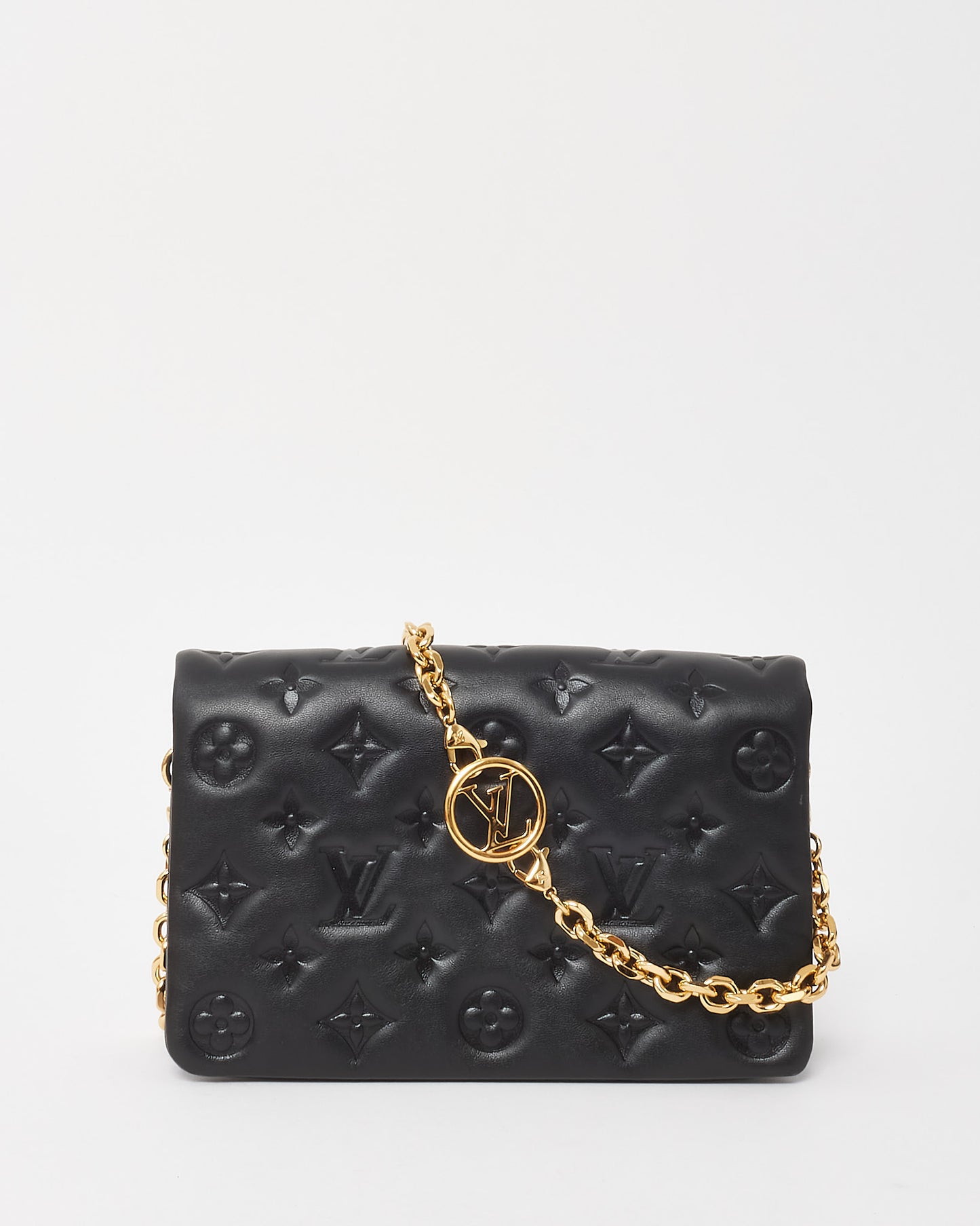 Louis Vuitton Monogram Lambskin Leather Pochette Coussin Crossbody Bag