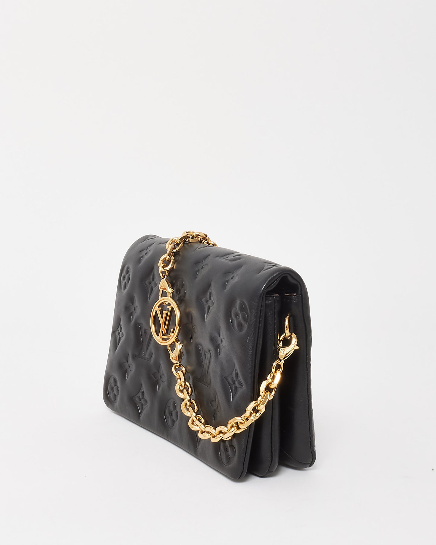 Louis Vuitton Monogram Lambskin Leather Pochette Coussin Crossbody Bag