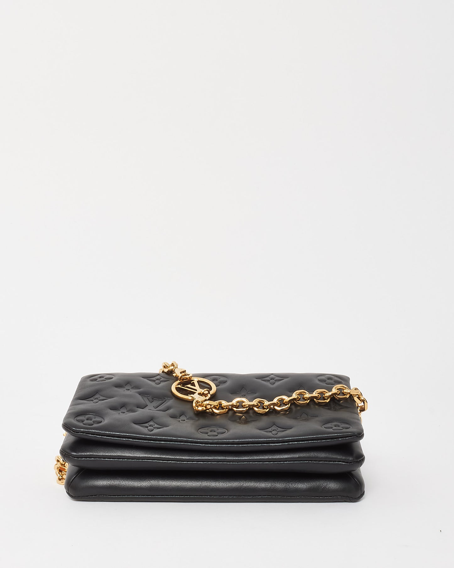 Louis Vuitton Monogram Lambskin Leather Pochette Coussin Crossbody Bag