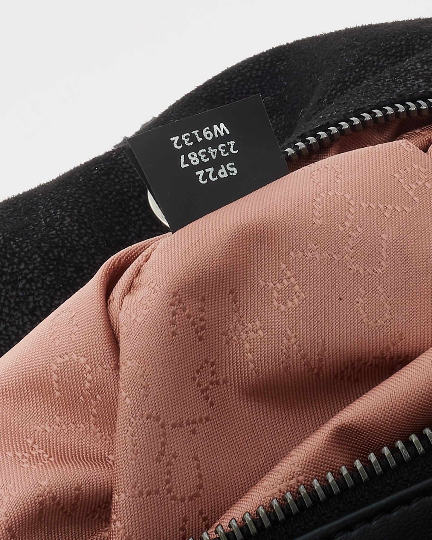 Stella McCartney Black Vegan Leather Falabella Fold Over Shoulder Bag