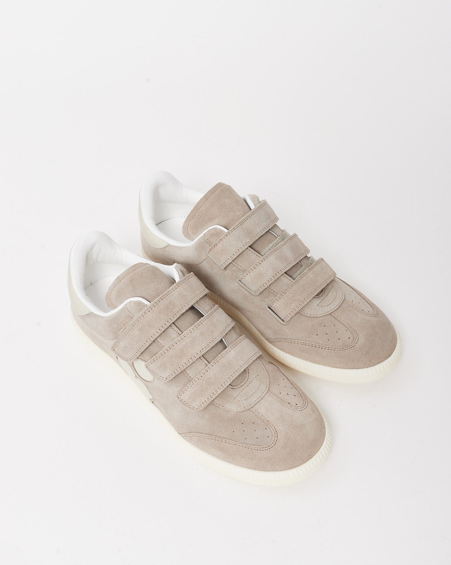 Isabel Marant Grey Suede Beth Velcro Sneakers - 41