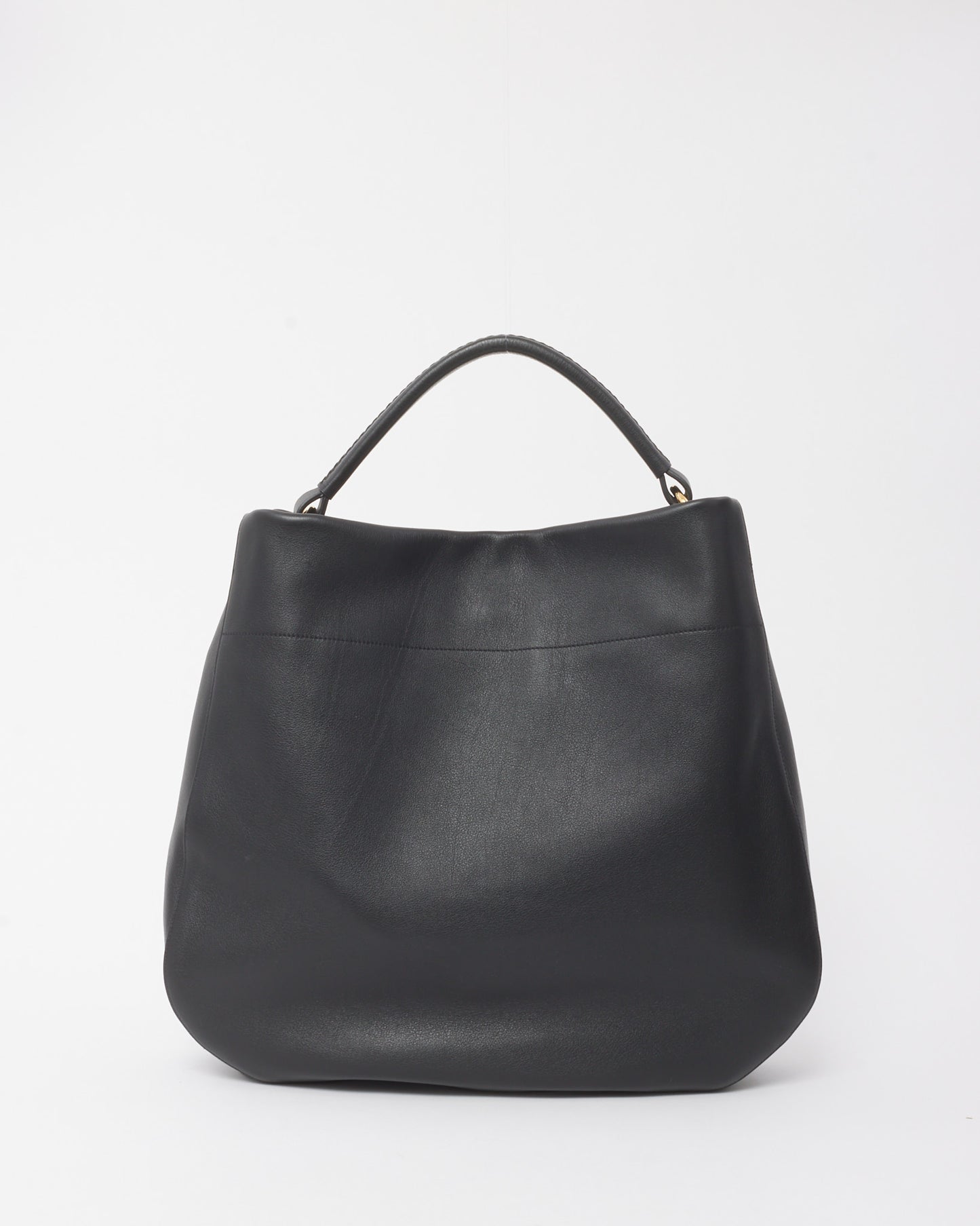 Prada Black Large Leather Shoulder Bag
