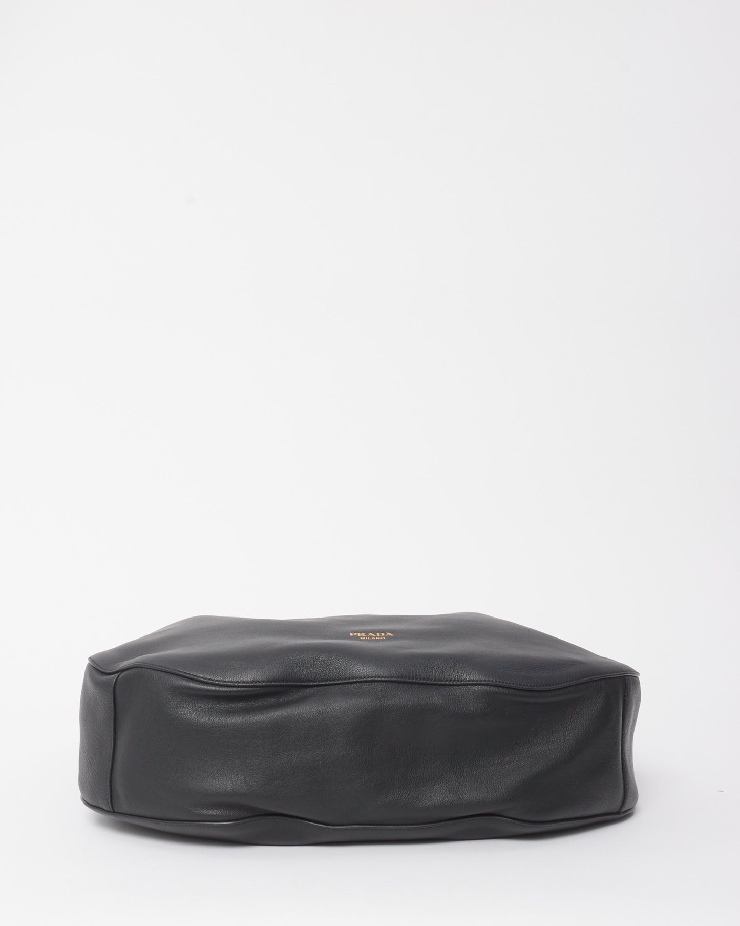 Prada Black Large Leather Shoulder Bag
