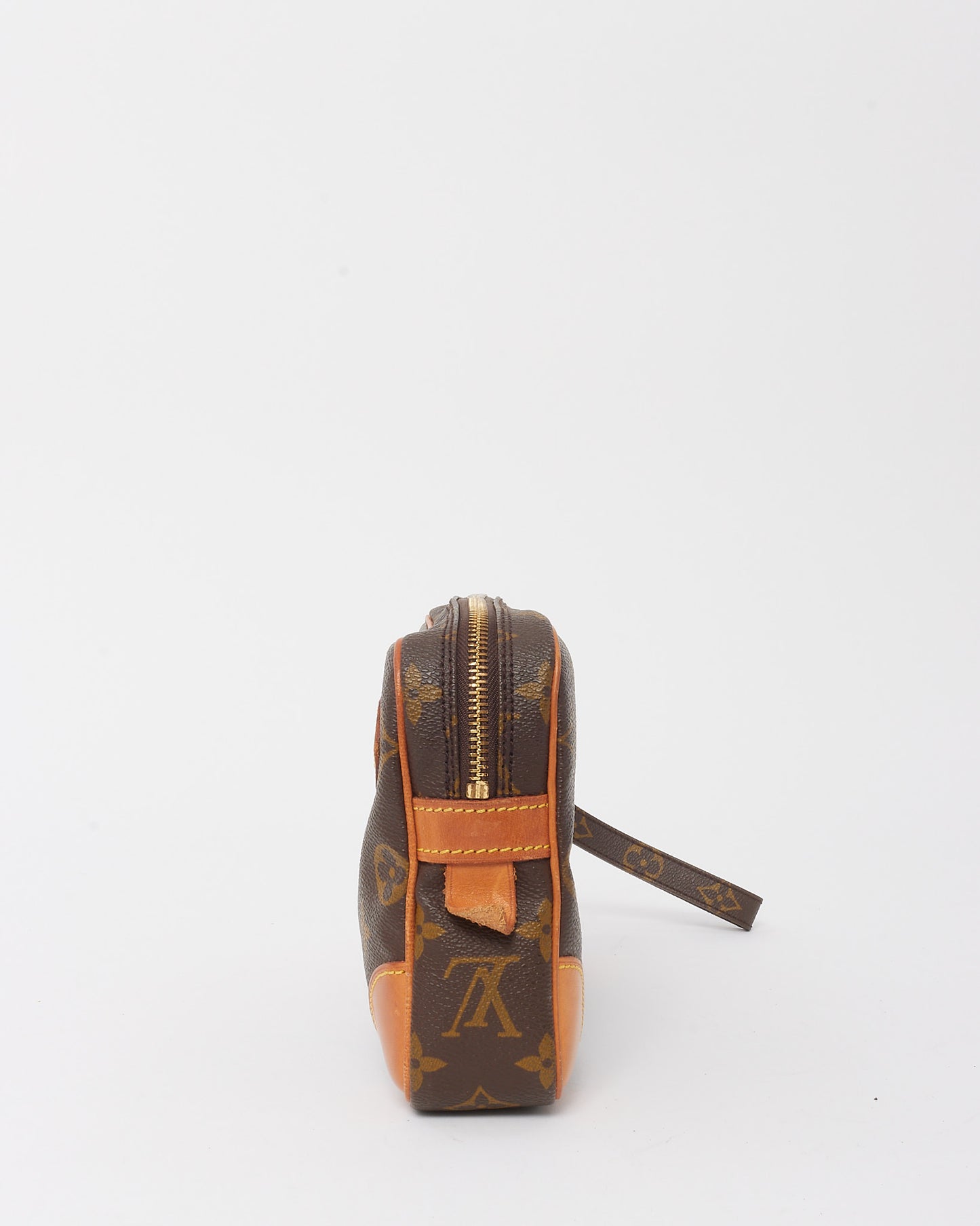 Louis Vuitton Vintage Monogram Canvas Pochette Marly Dragonne 26 Wristlet Clutch