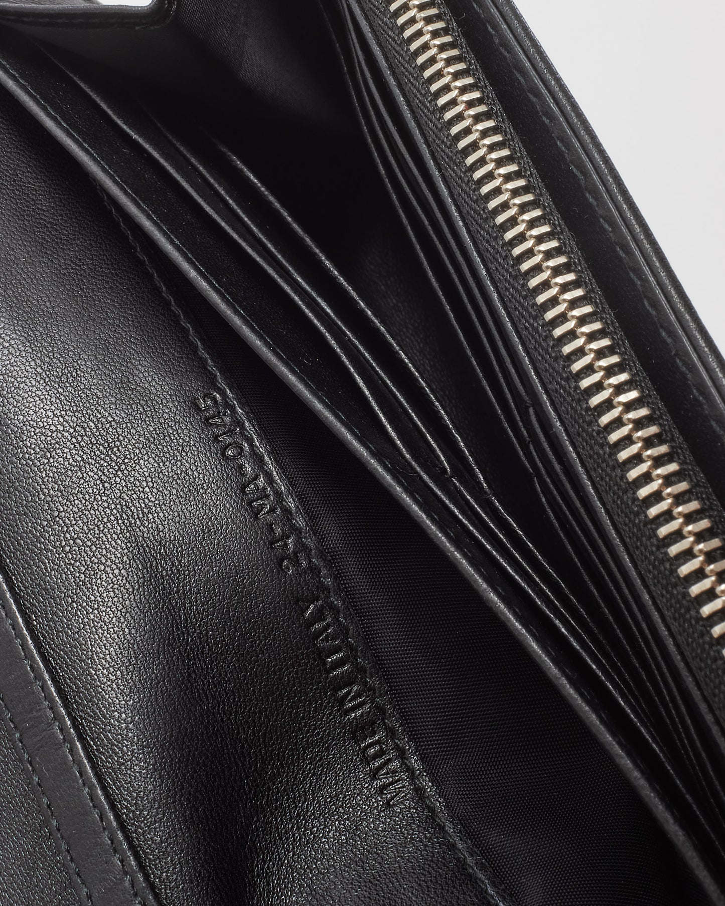 Dior Black Cannage Leather Lady Dior Pouch WOC Crossbody Bag SHW