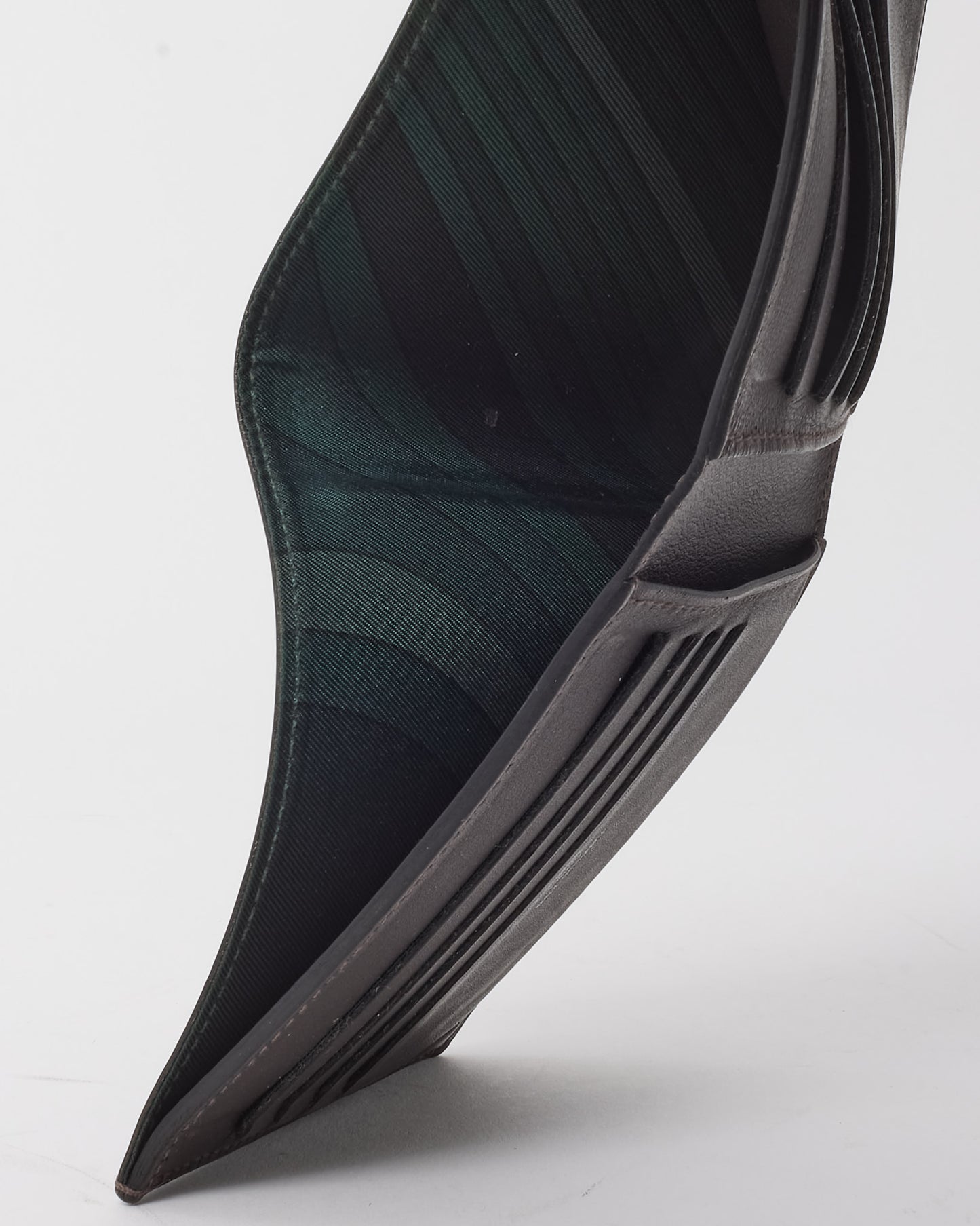 Hermès Brown Swift Leather Citizen Twill Compact Card Holder Wallet