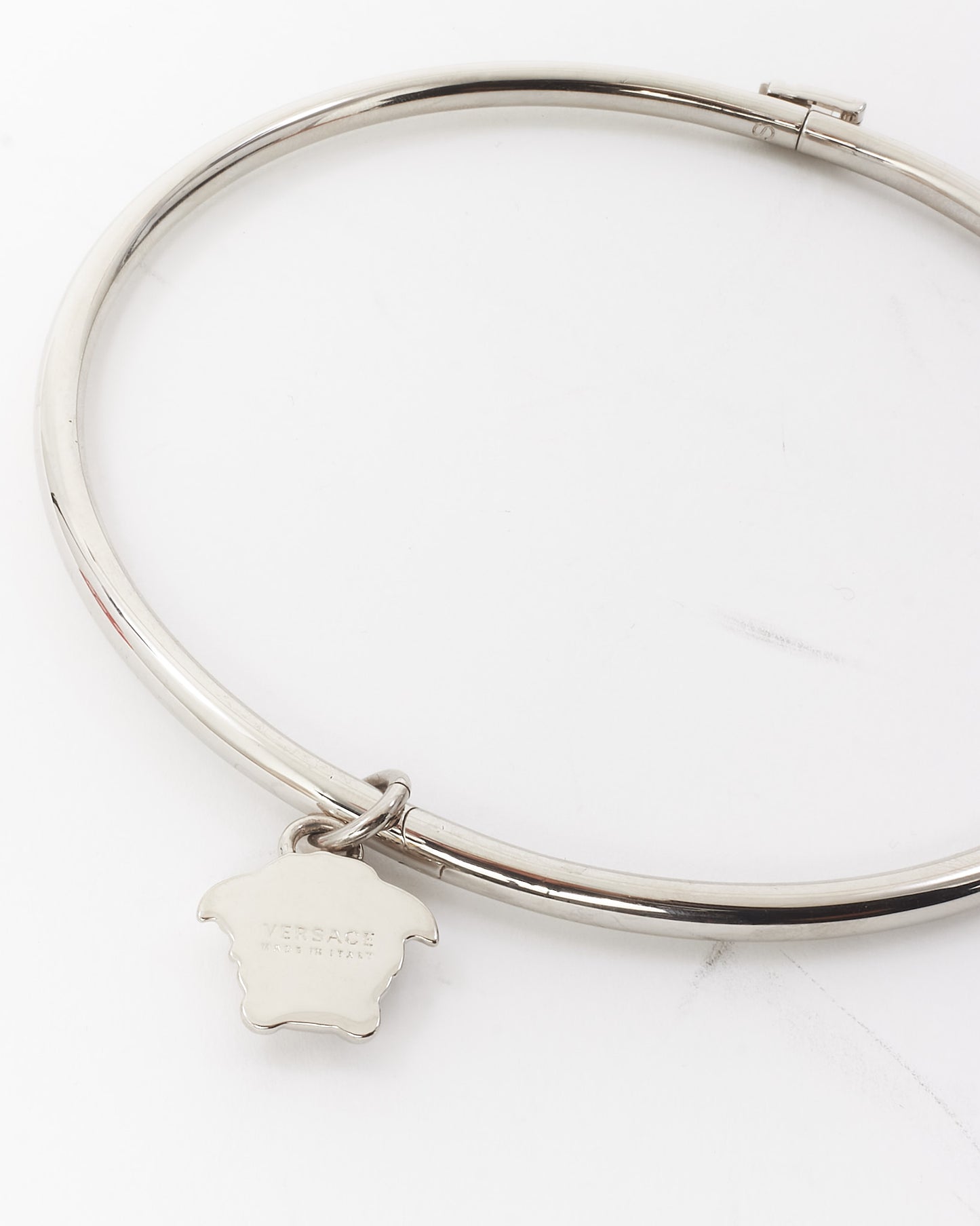 Versace Silver Medusa Aeternitas Choker Necklace