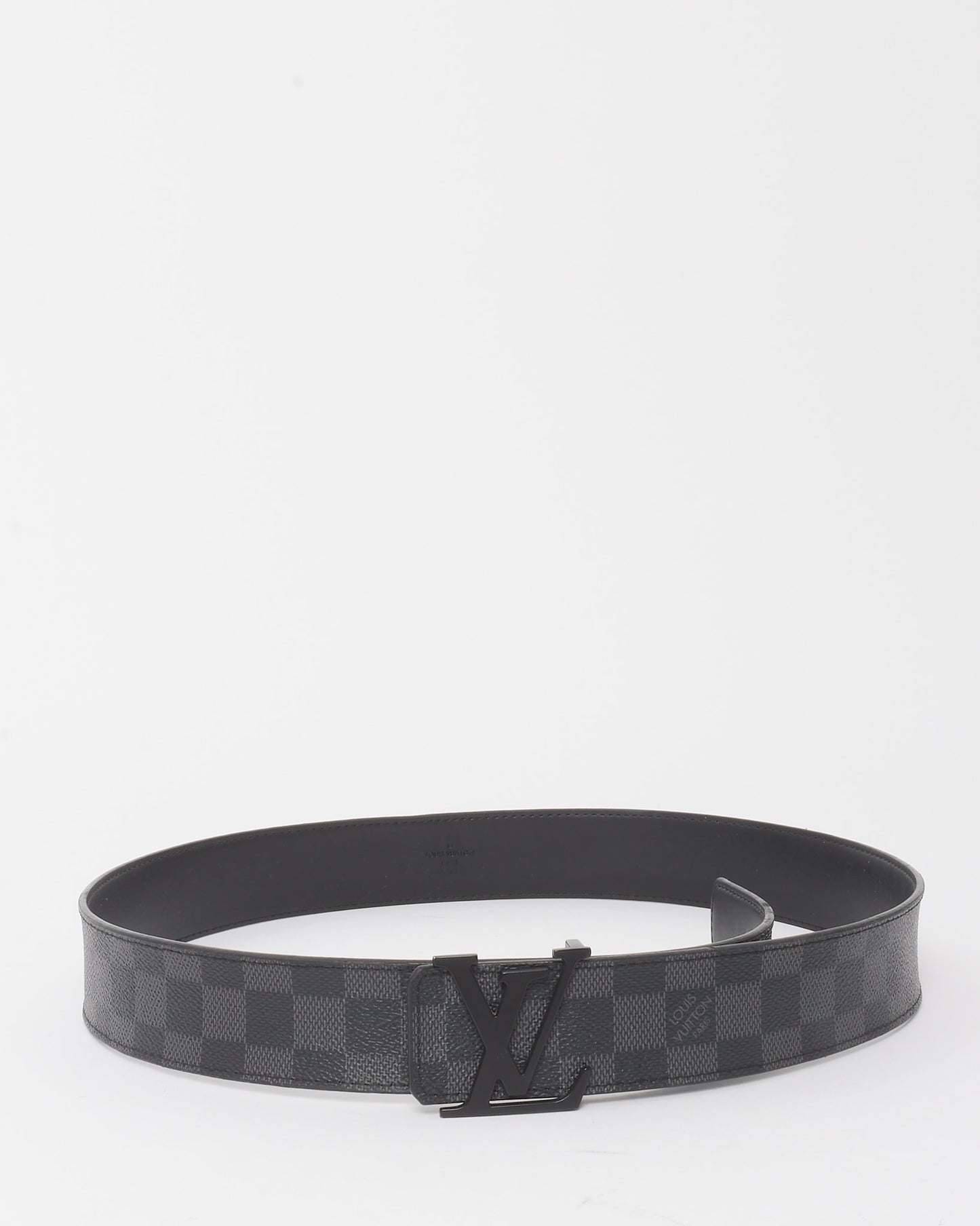 Louis Vuitton Damier Graphite LV Initiales 40mm Reversible Belt - 95/38
