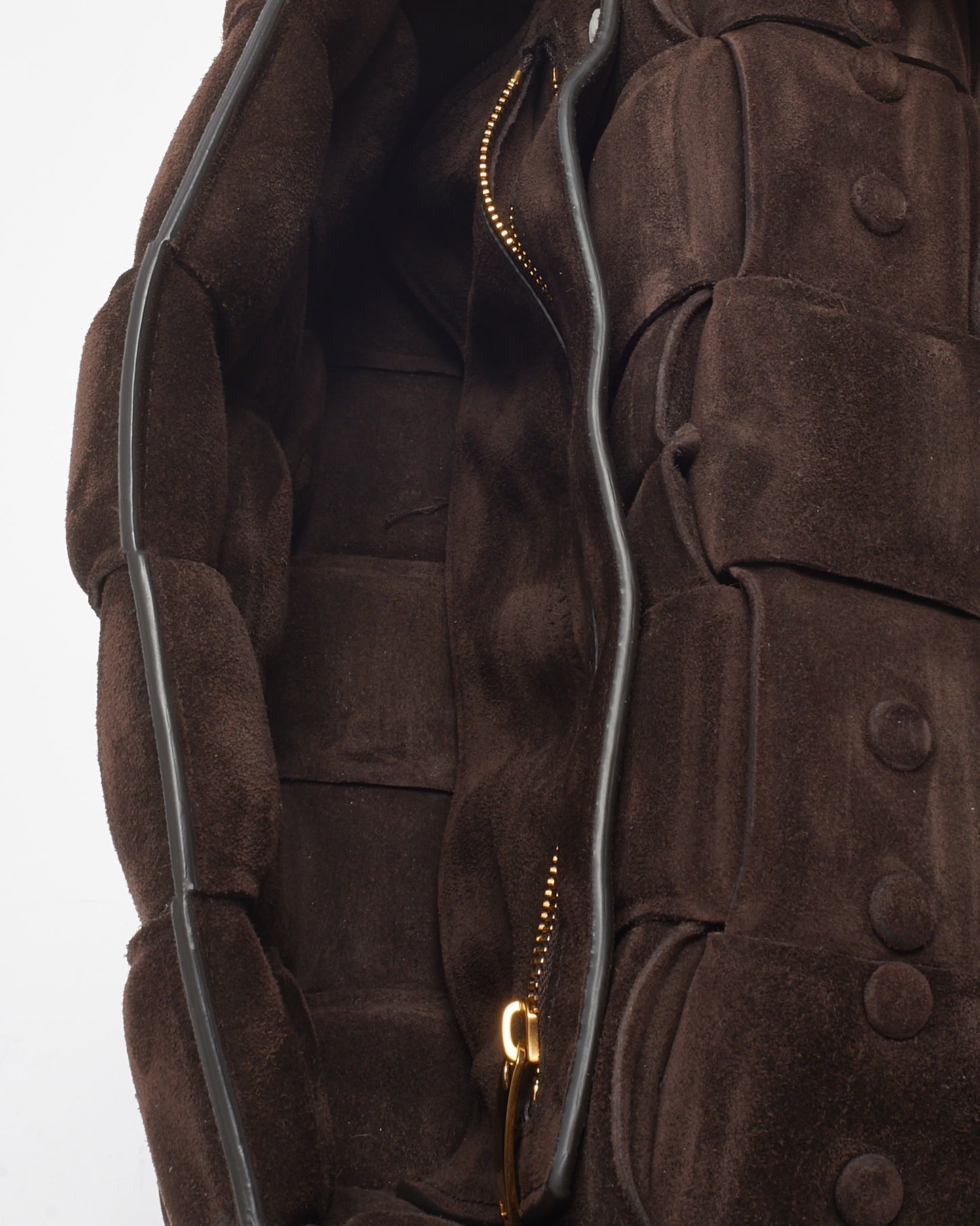 Bottega Veneta Brown Suede The Chain Cassette Shoulder Bag