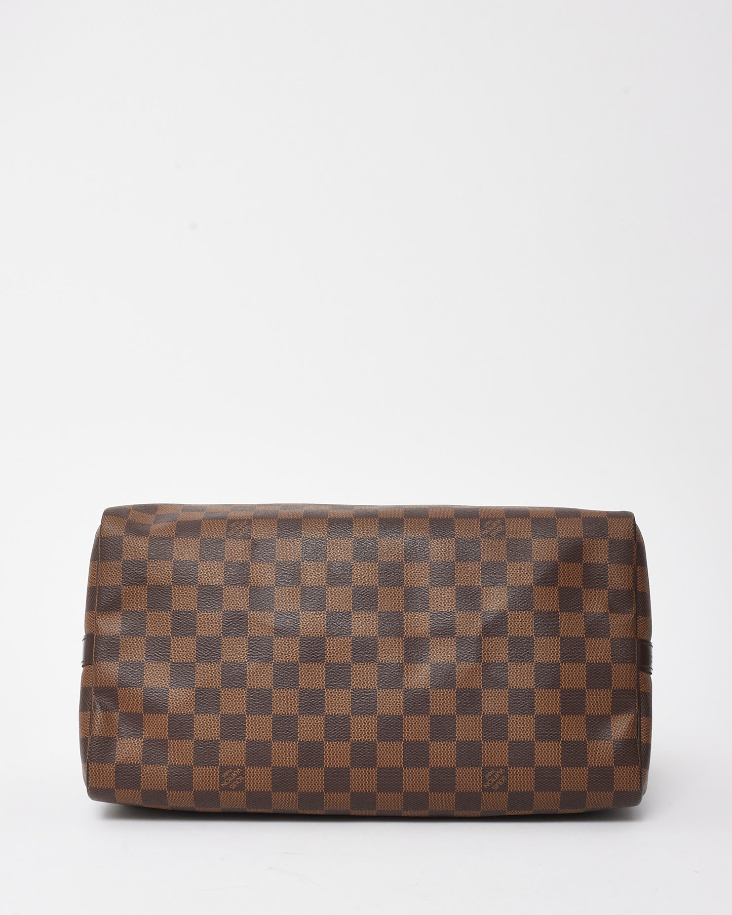 Louis Vuitton Damier Ebene Coated Canvas Speedy Bandoulière 35 with Initials